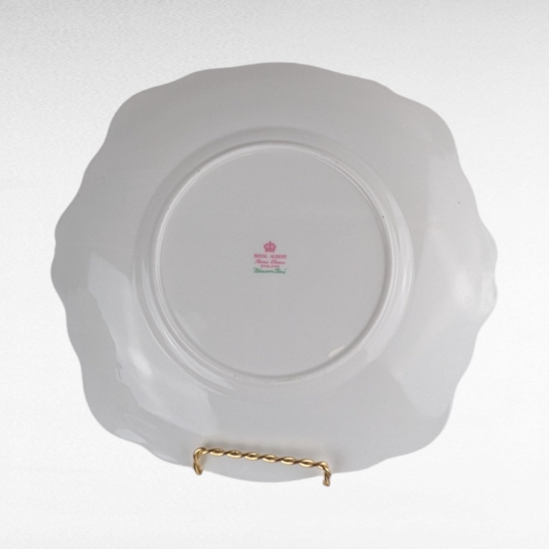 Vintage Royal Albert Blossom Time Square Cake Plate & Sweet Meat Dish | Bone China Serving Set | English Countryside Decor