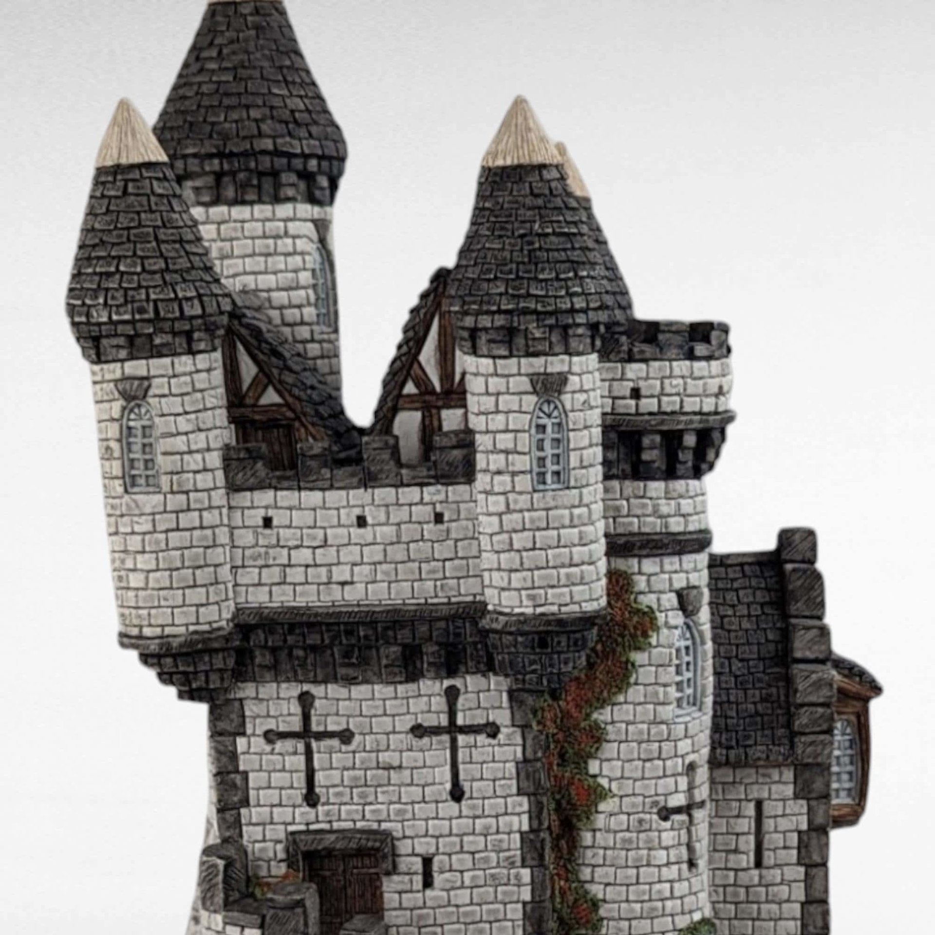 Vintage 1988 David Winter Macbeth's Castle - Scottish Collection - Cottage Figurine -  Shakespearean Decor