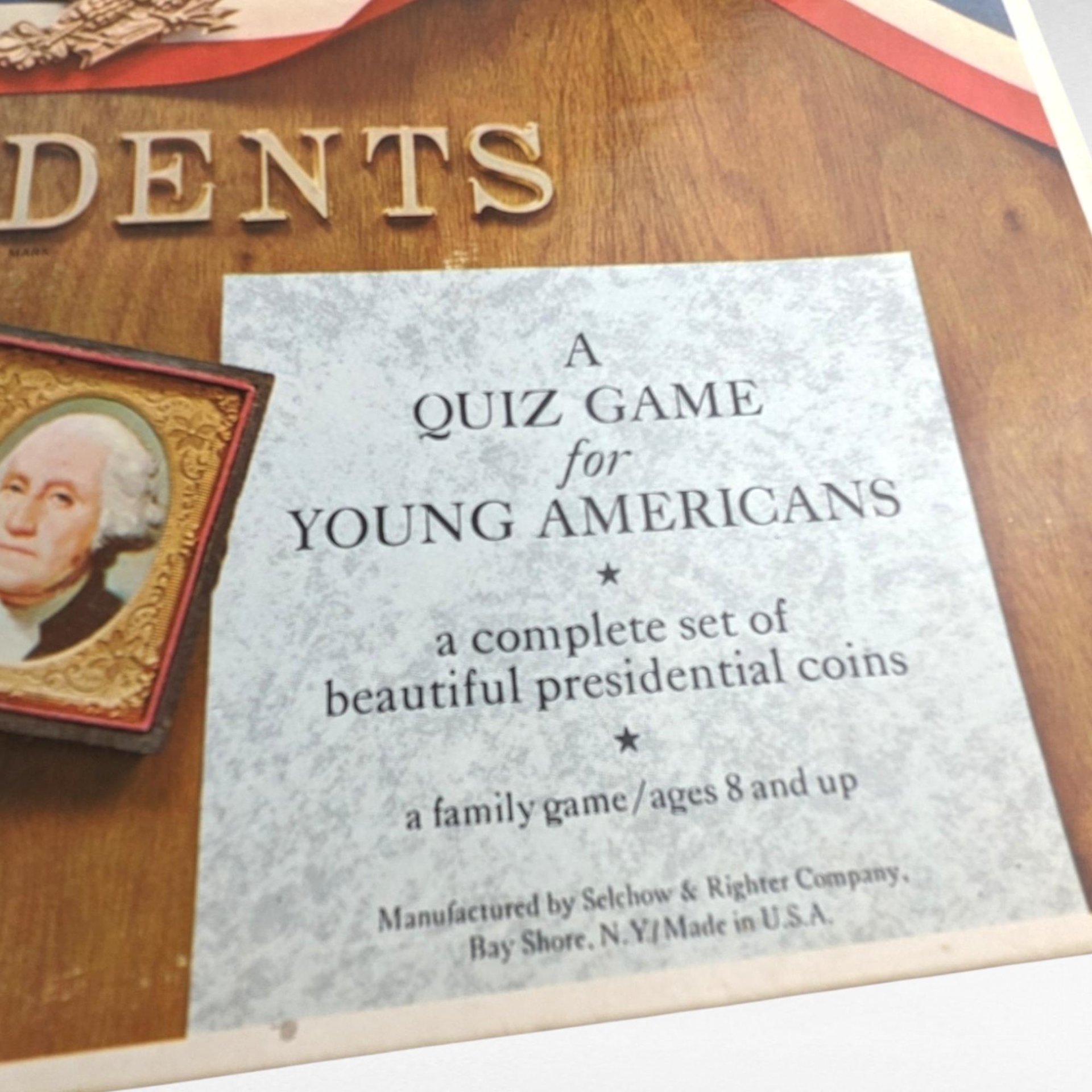 Vintage 1965 Meet the Presidents Quiz Game, Educational Game, History Game, Homeschooling,  Collectible Game