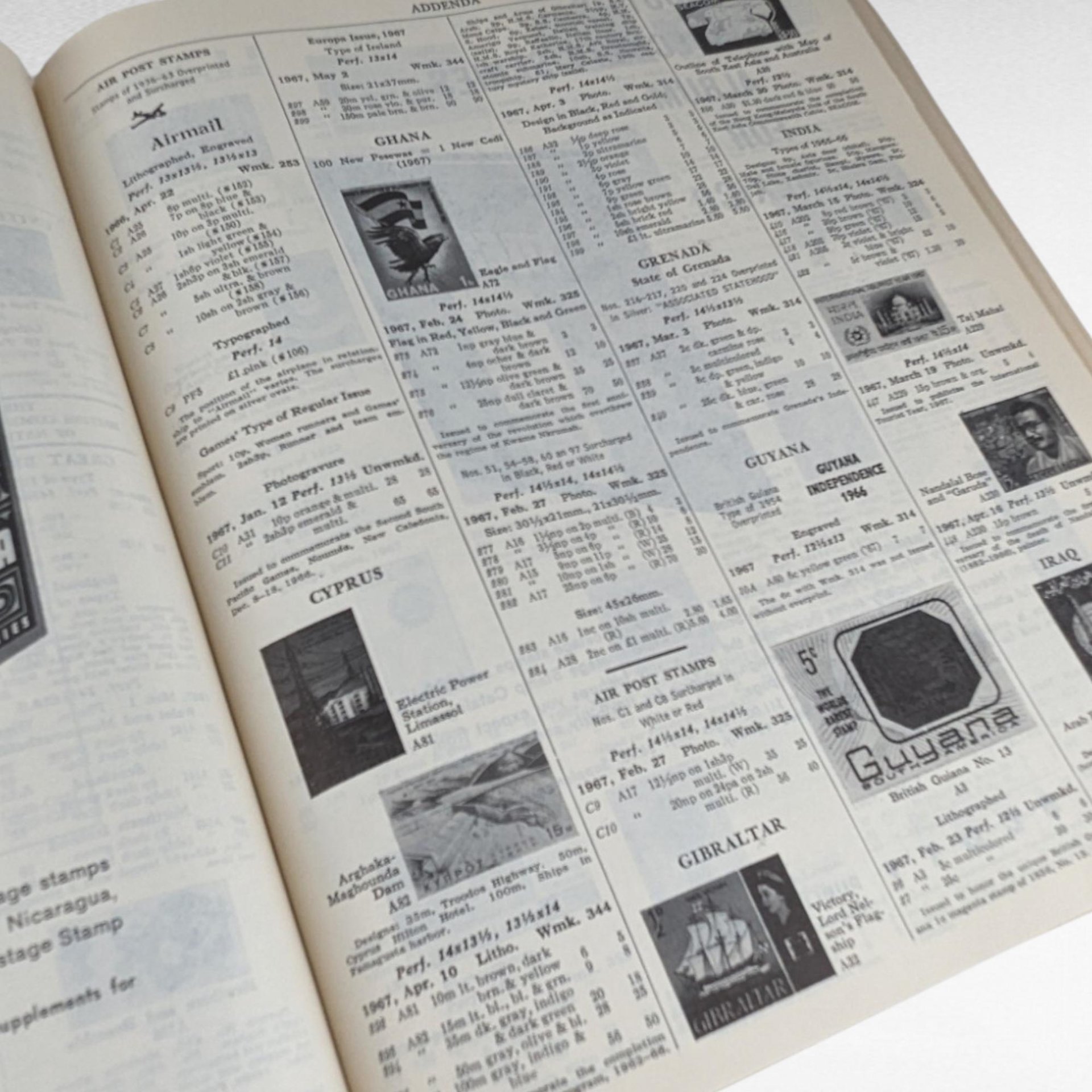 1968 Scott Standard Postage Stamp Catalogue Volume 1, Hardcover Collector's Edition, Philately Reference Book, Vintage Stamp Collecting