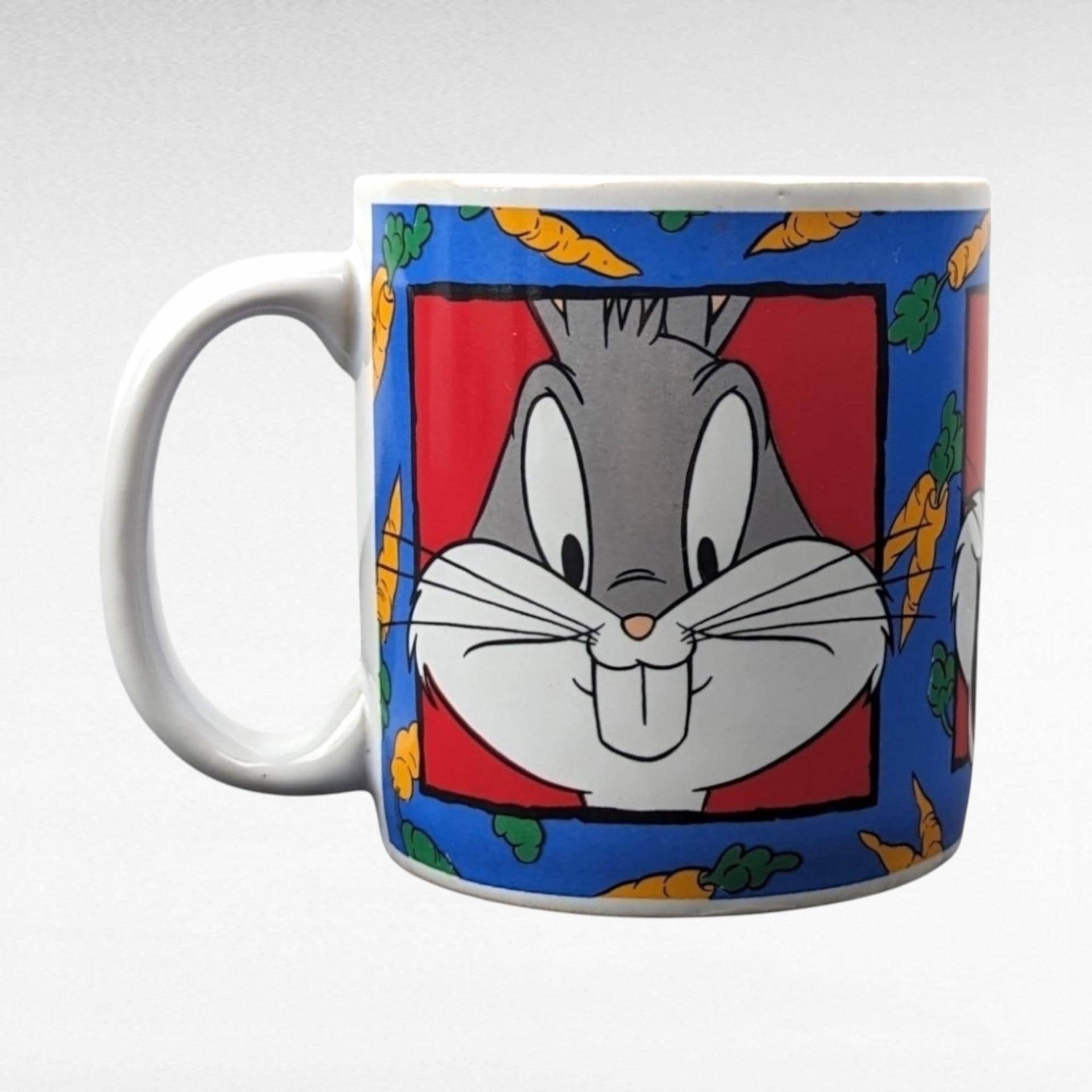 Vintage Cartoon Mugs, Looney Tunes Bugs Bunny, Dennis the Menace, Coffee Mugs, Kids Cups, Collectible Mugs