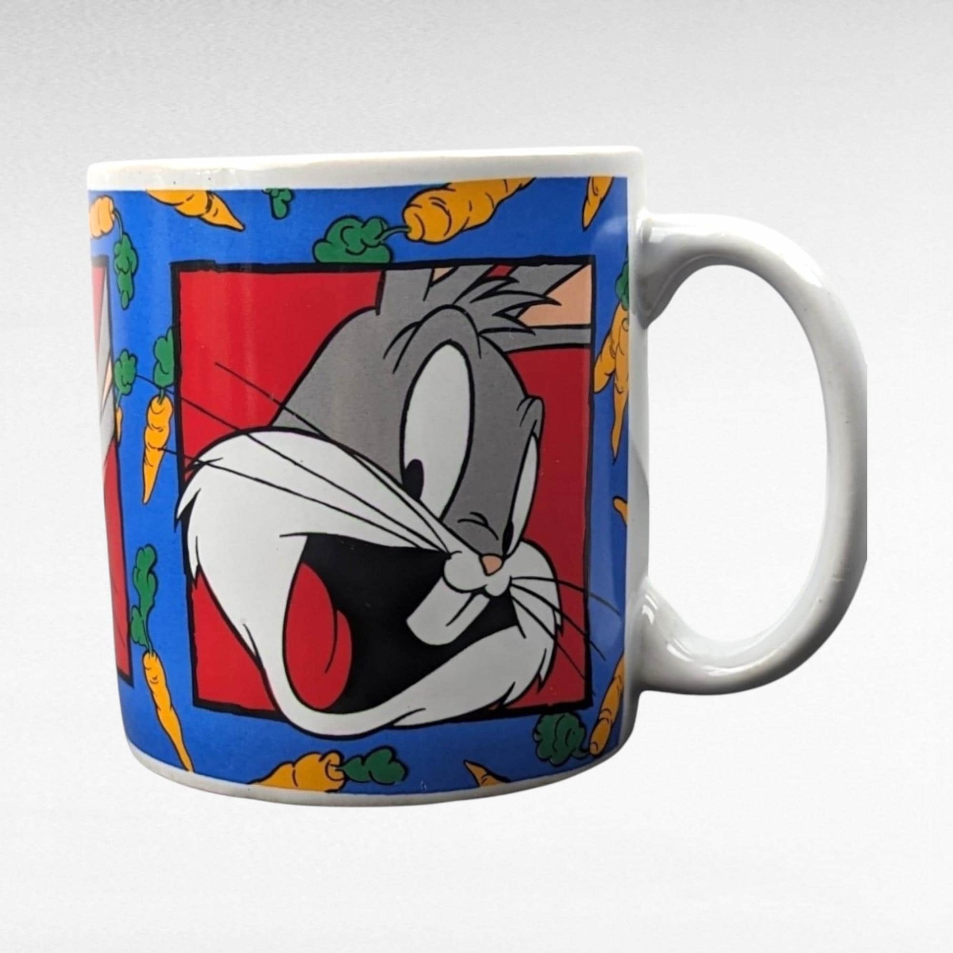 Vintage Cartoon Mugs, Looney Tunes Bugs Bunny, Dennis the Menace, Coffee Mugs, Kids Cups, Collectible Mugs