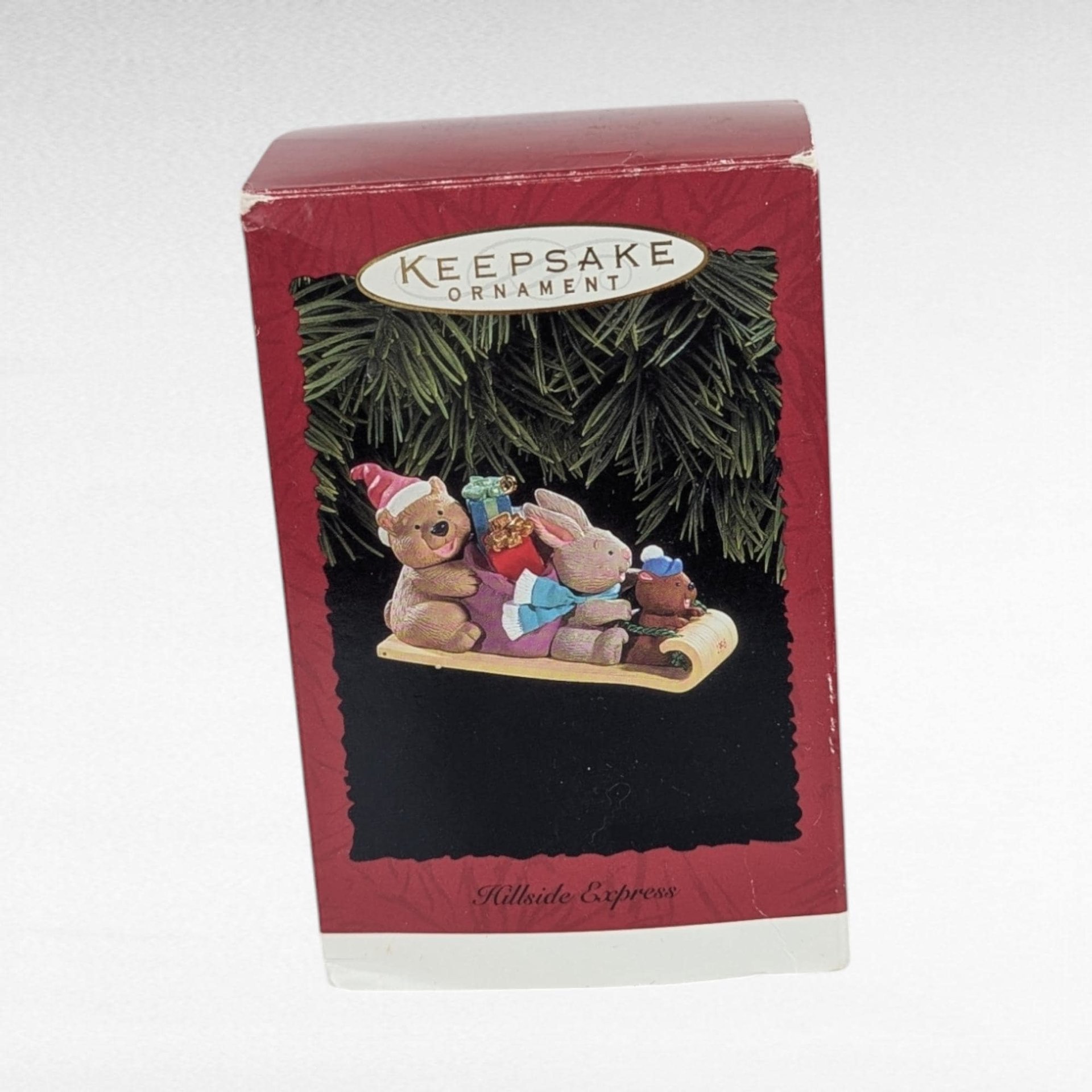 Vintage Hallmark Ornament Lot - 90s Keepsake Ornaments with Boxes - Mickey, Elves, Santa, & More
