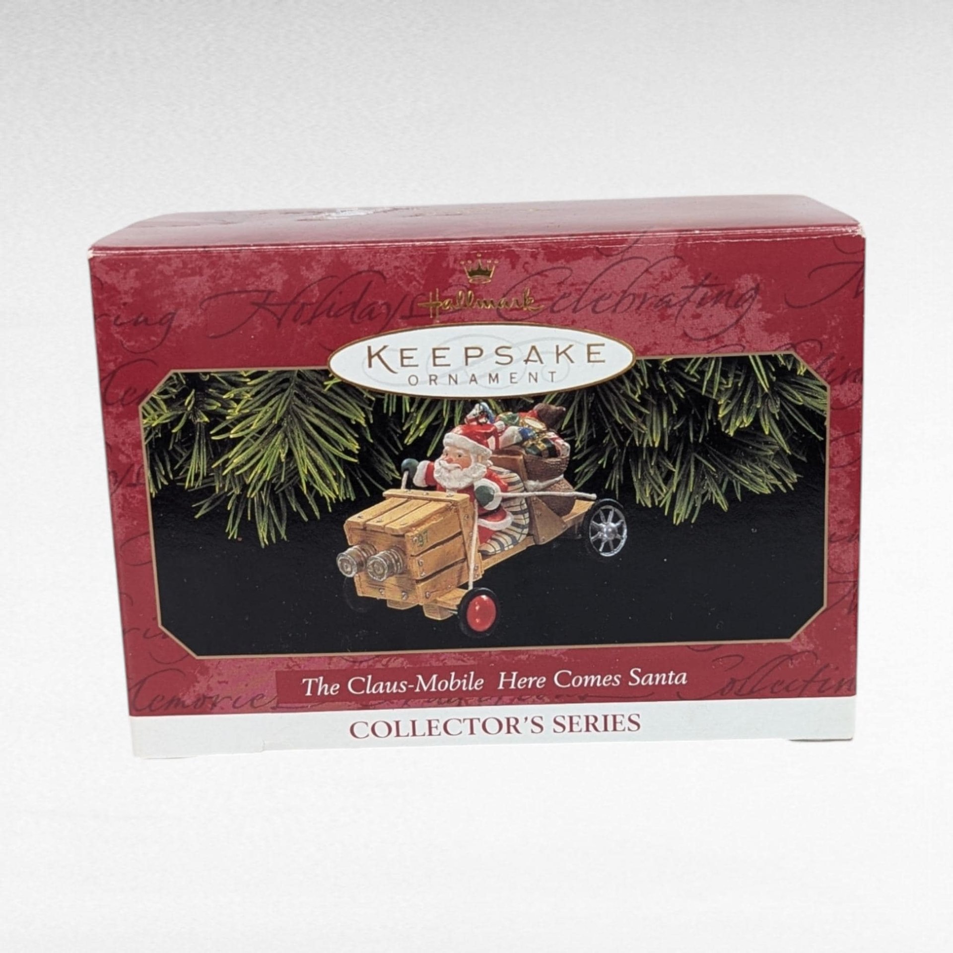 Vintage Hallmark Ornament Lot - 90s Keepsake Ornaments with Boxes - Mickey, Elves, Santa, & More