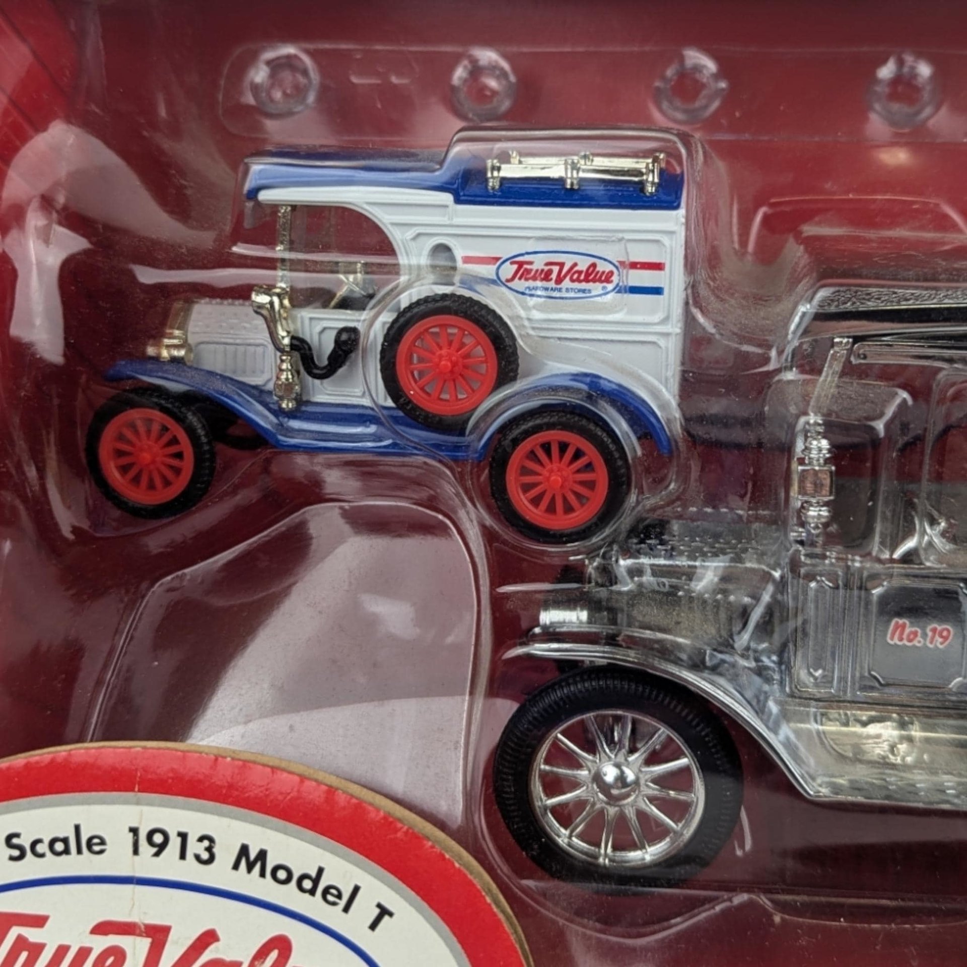 Vintage True Value Diecast Trucks - ERTL Model T Bank Set & Graham Bros. Truck - With Boxes