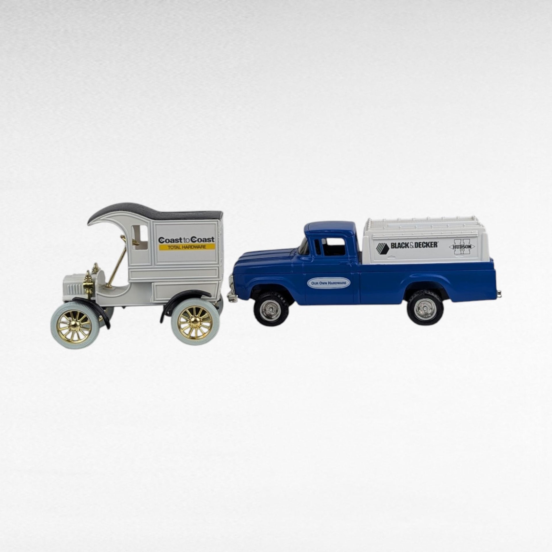 Vintage Hardware Store Diecast Banks - ERTL Coast to Coast & Our Own - With Boxes