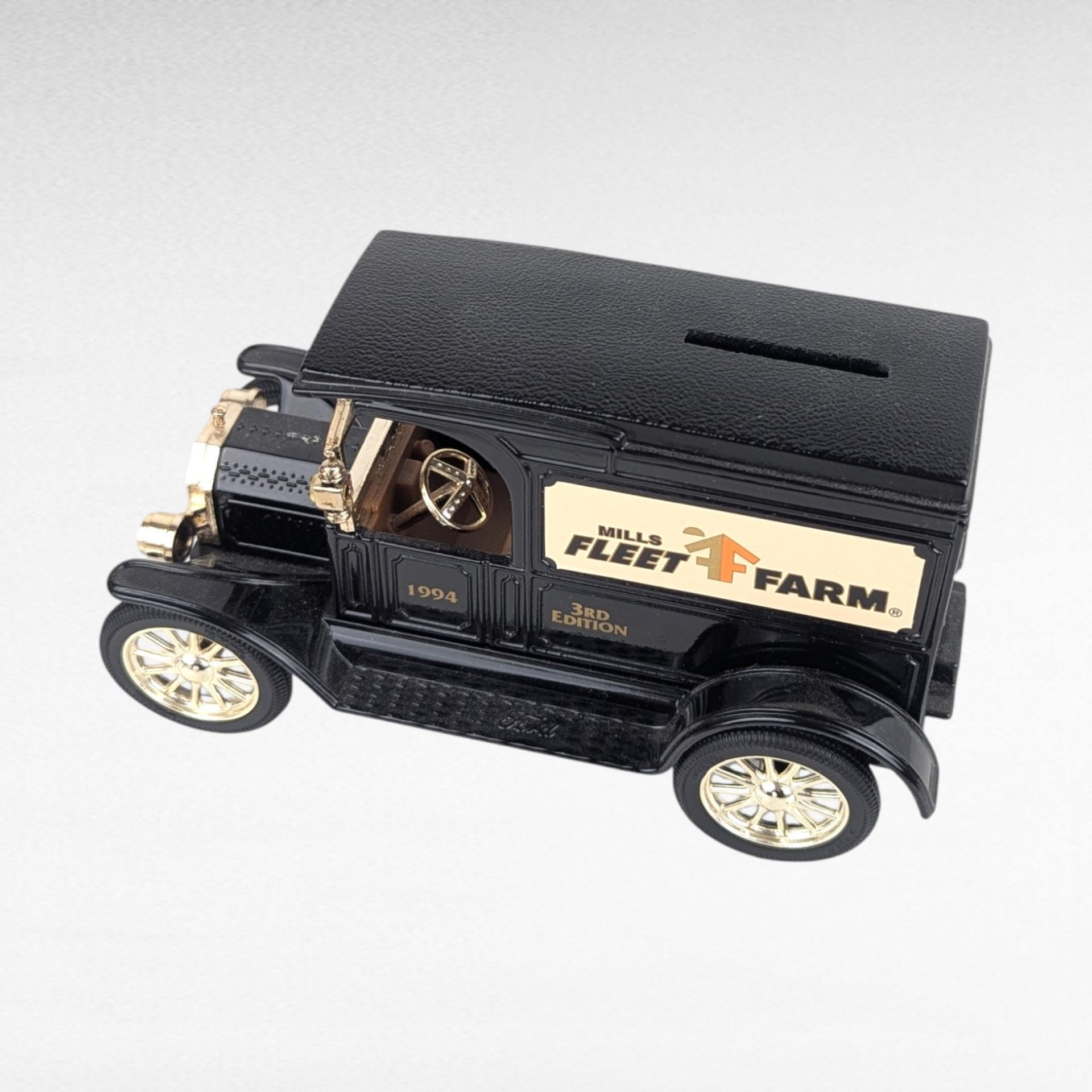Vintage Diecast Banks - ERTL Big Bear & Fleet Farm Trucks - With Boxes