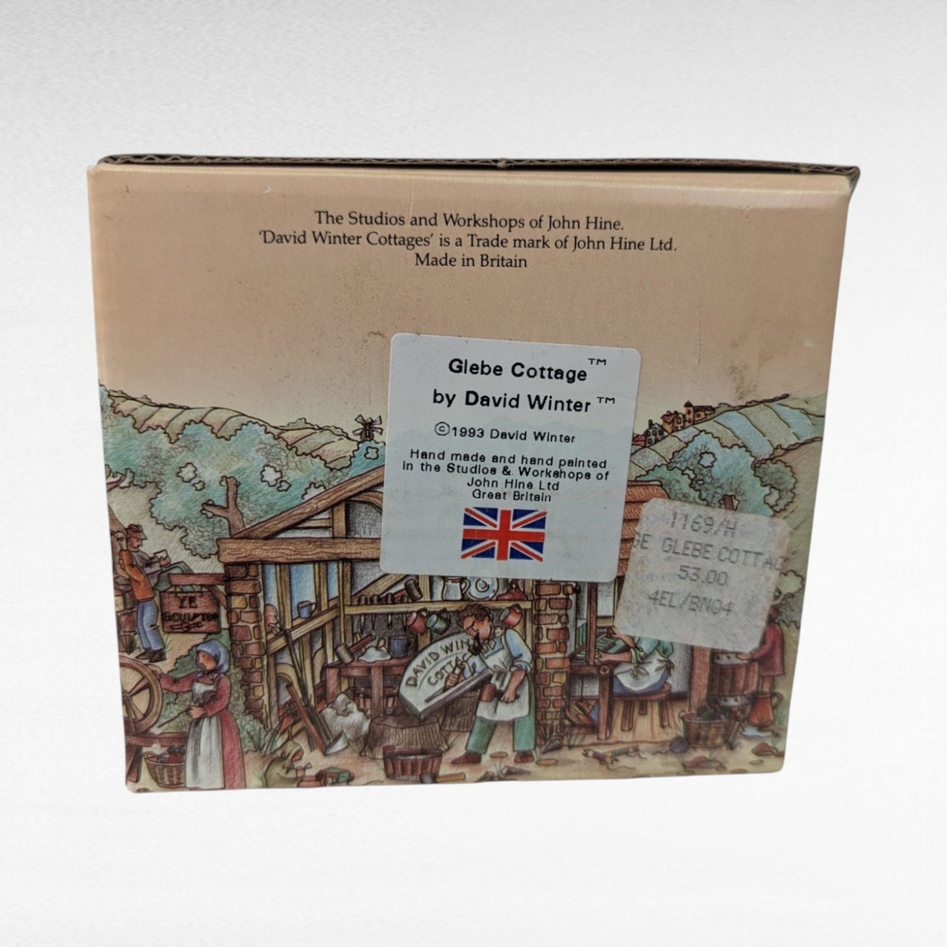 1993 David Winter Cottage "Glebe Cottage" | with COA and Original Box | Vintage Collectible