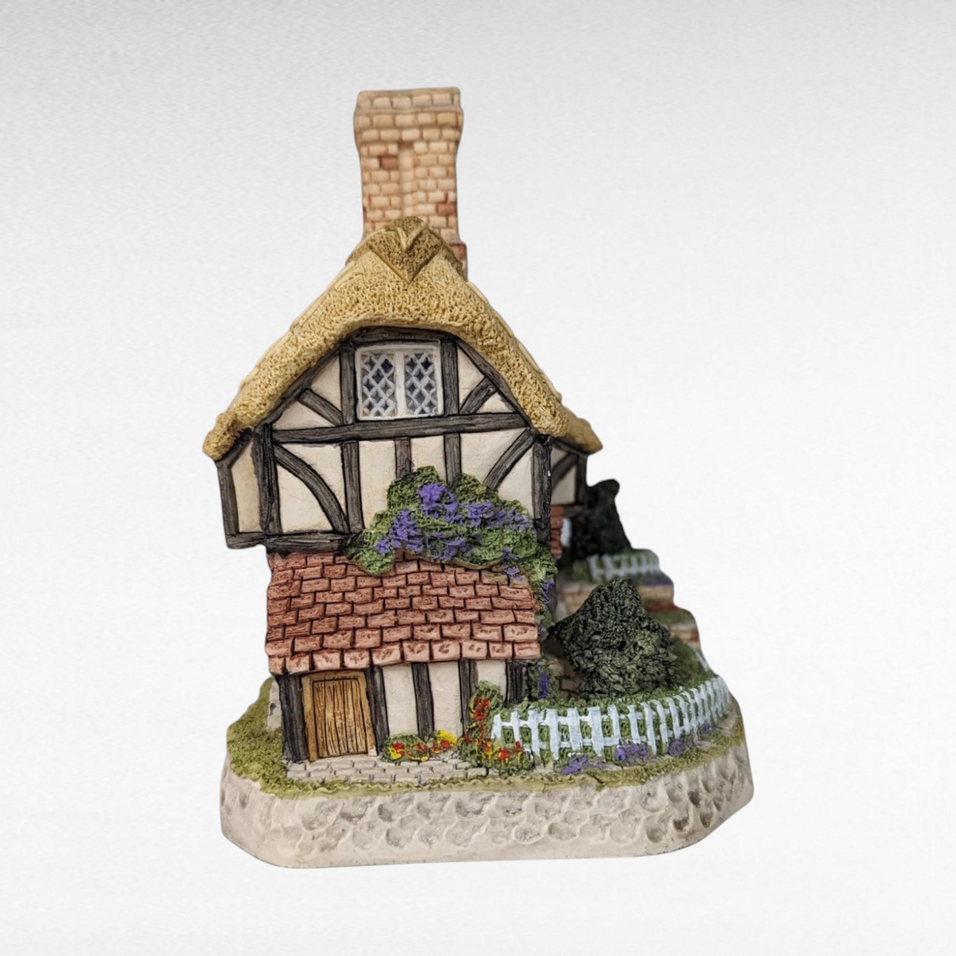 1993 David Winter Cottage "Plum Cottage" | with COA and Original Box | Vintage Collectible