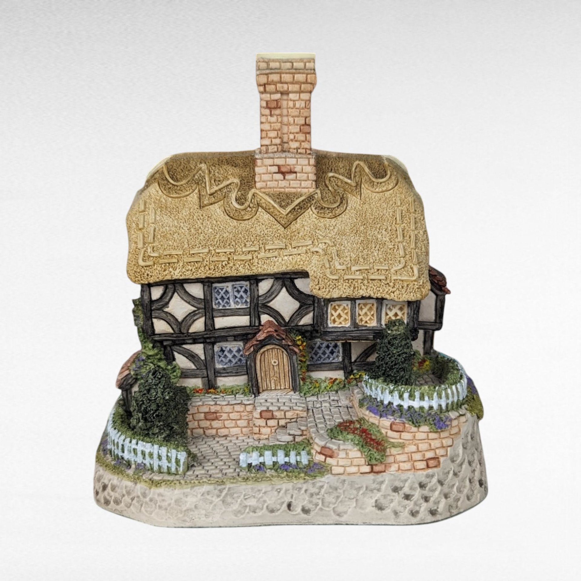 1993 David Winter Cottage "Plum Cottage" | with COA and Original Box | Vintage Collectible