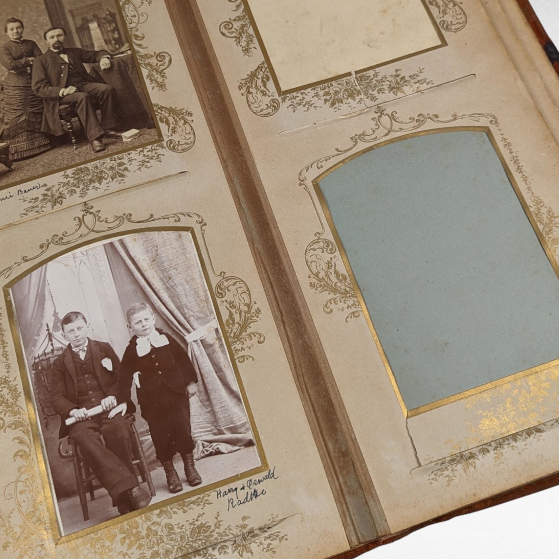 Antique 1800s Family Photo Album |  South Dakota Family History | Original Photos | Genealogy Research
