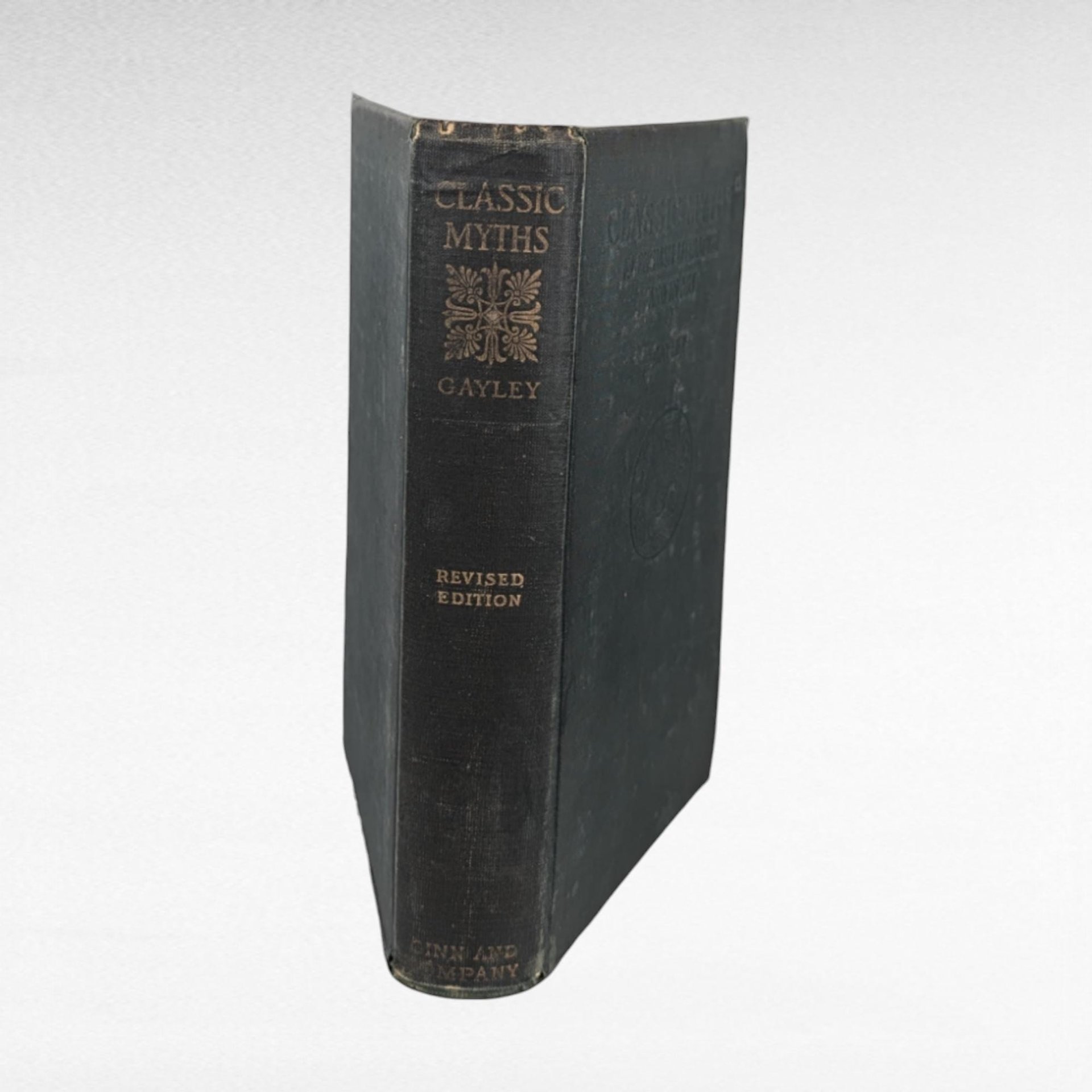 1911 Antique Mythology Textbook, Classic Myths in English Literature and Art, Charles Mills Gayley, Based on Bulfinch's Age of Fable
