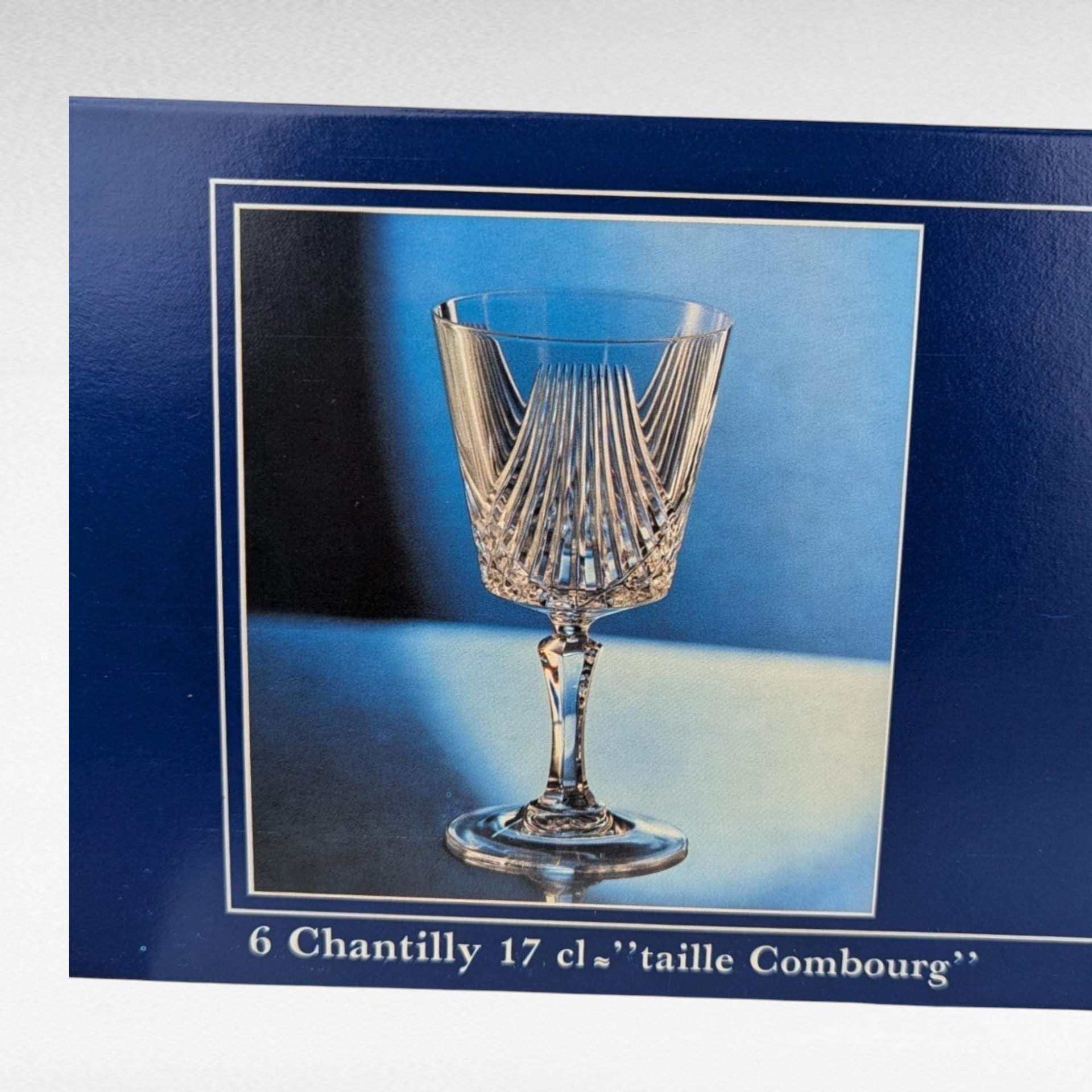 Vintage Crystal D'Arques Wine Glasses, Set of 6, Taille Combourg, 17cl, French Crystal,  Elegant Stemware, Gift for Wine Lovers