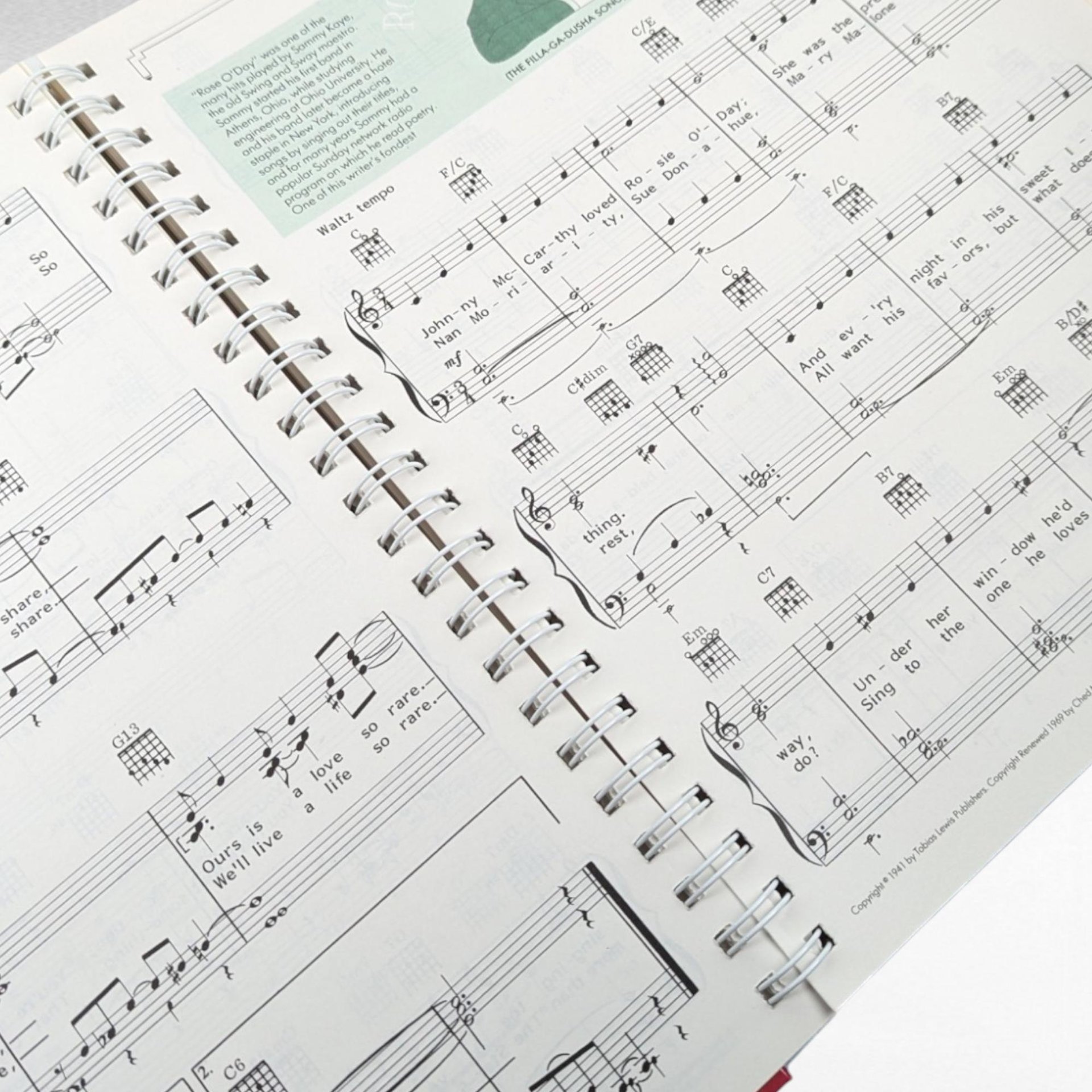 1989 Reader's Digest Parade of Popular Hits Songbook, Vintage Songbook, Spiral Bound, Piano Music, Vocal Music, Gift for Musician