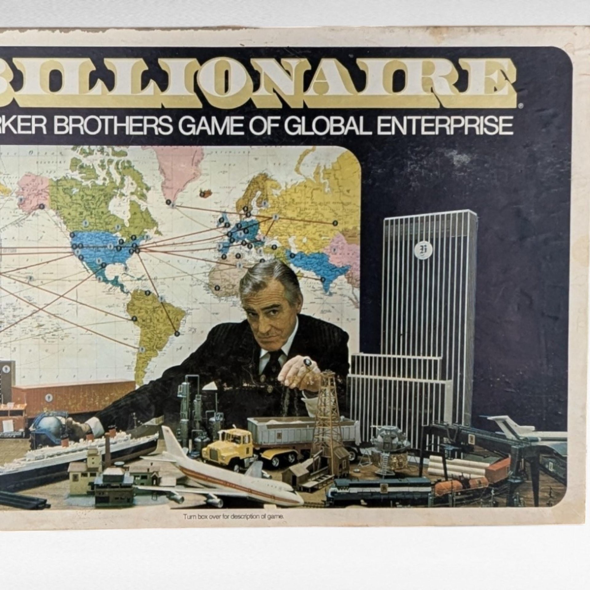1973 Parker Brothers Billionaire Game, Vintage Board Game, Global Enterprise, Collectible Game, Family Game Night, Retro Game
