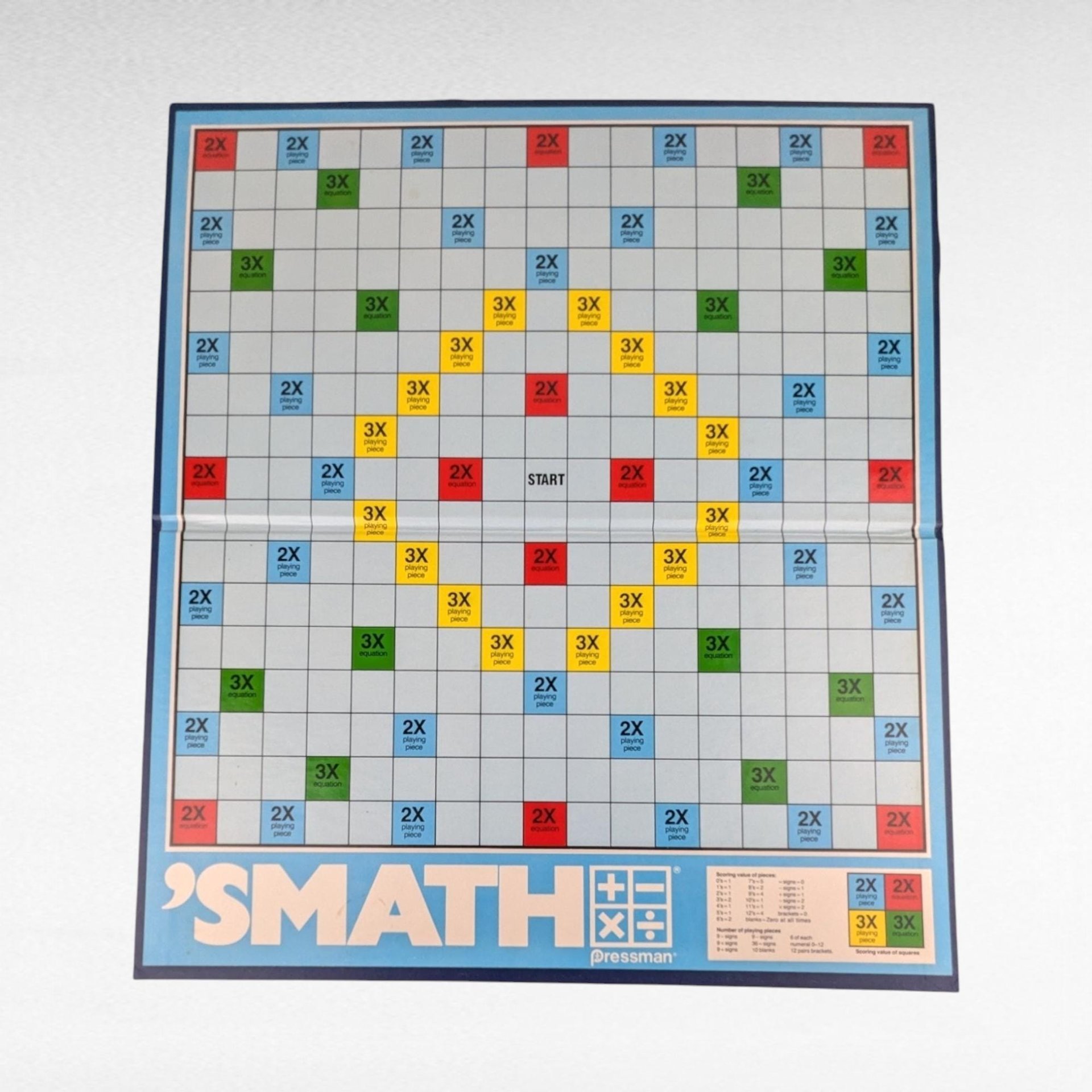 1986 Pressman Smath Game, Vintage Math Game, Educational Game, Family Game, Board Game, Collectible Game