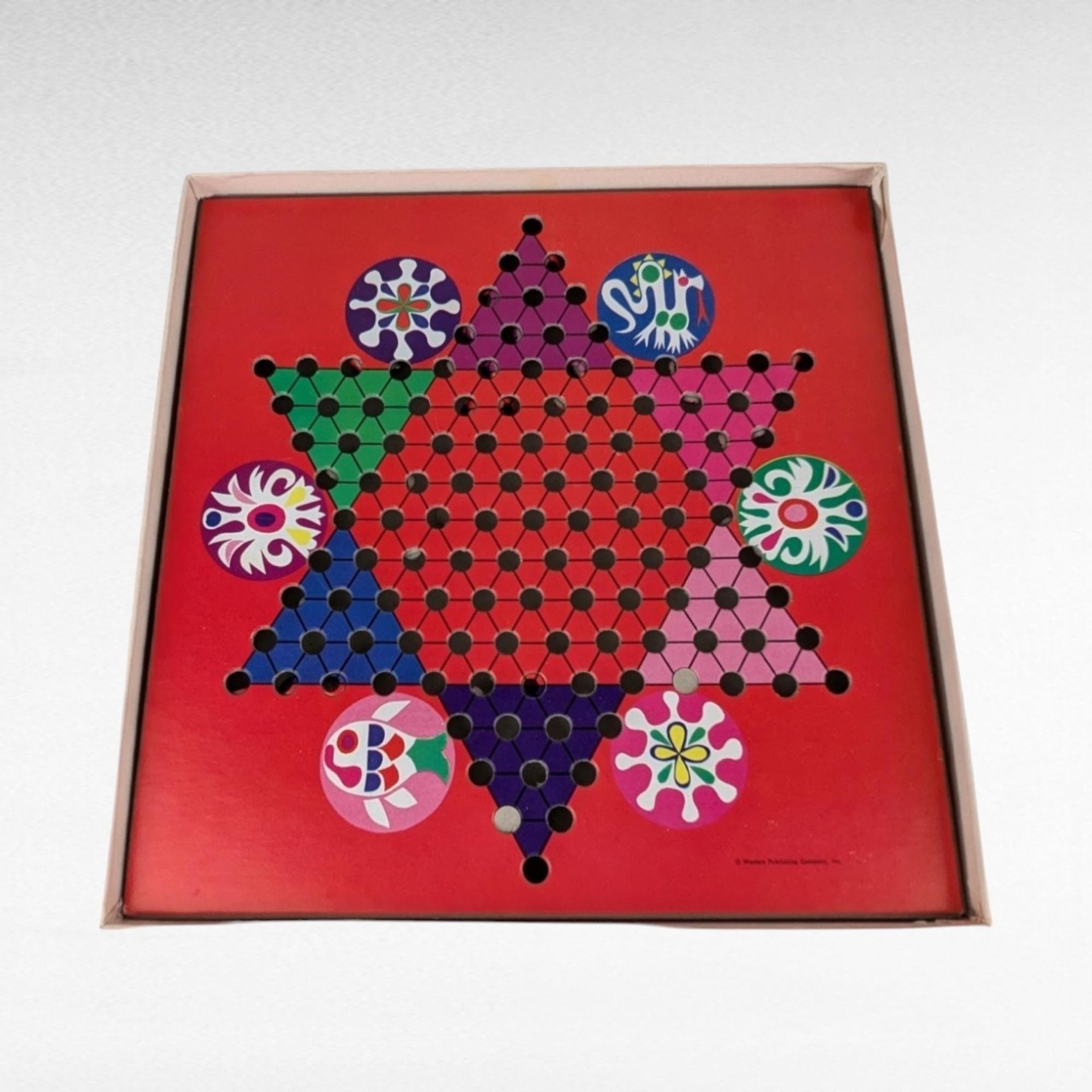 Vintage Whitman Chinese Checkers Game, Classic Board Game, Family Game Night, Strategy Game, Collectible Game, Retro Game