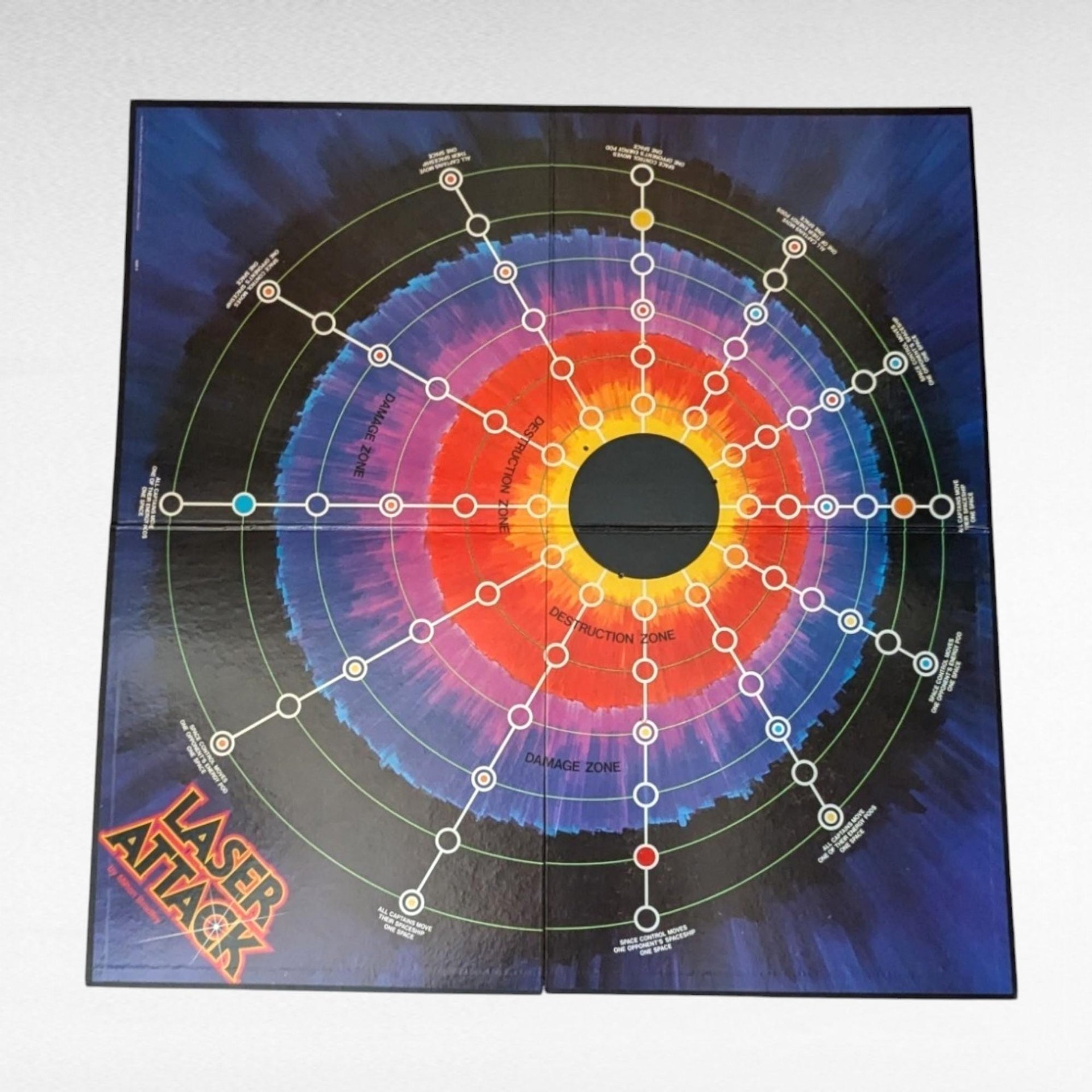 1978 Milton Bradley Laser Attack Game, Missing One Energy, Vintage Electronic Game, Space Battle Game, Strategy Game, Collectible Game