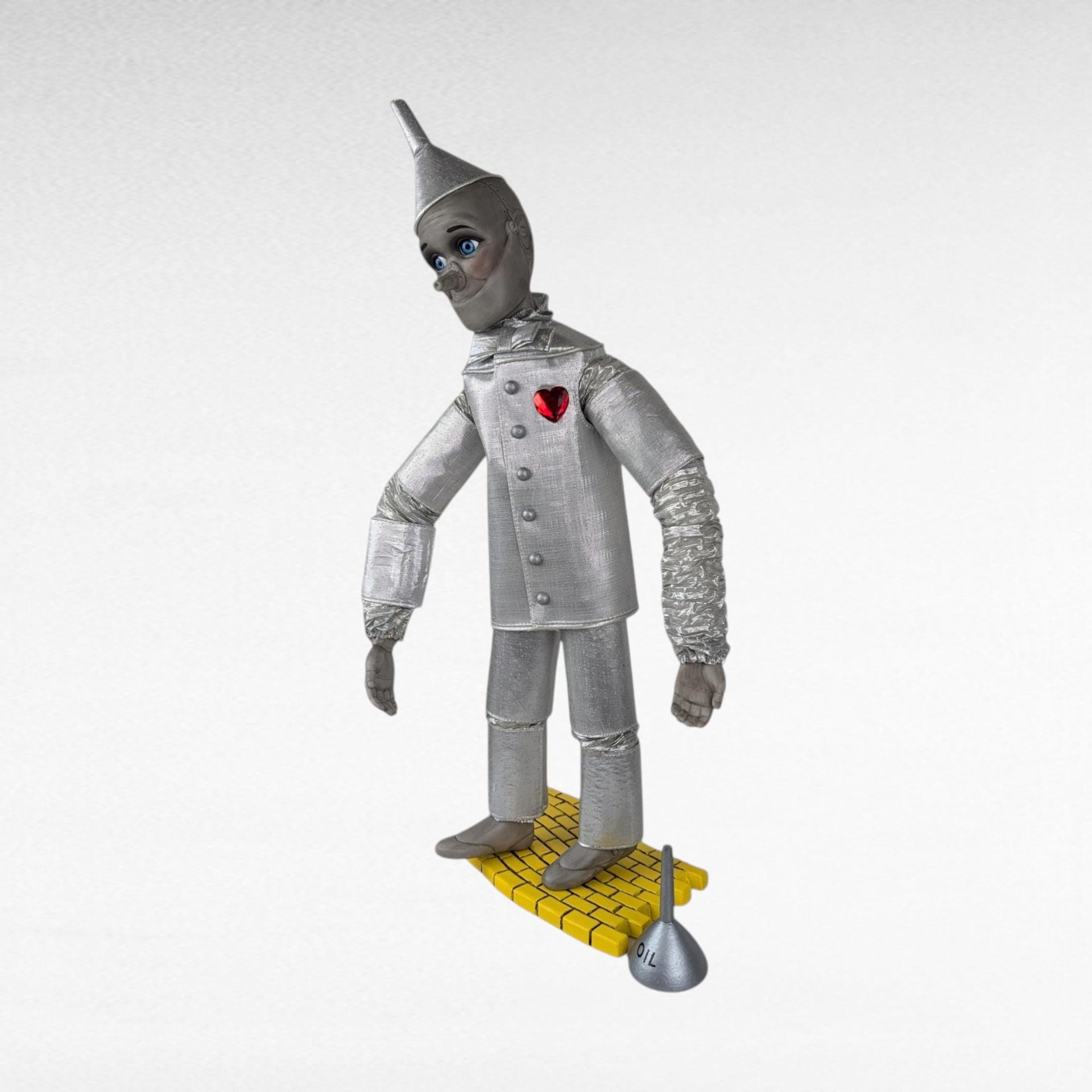 1994 Ashton Drake Wizard of Oz Tin Man Doll, 17 Inch Posable Doll, Collectible Doll, The Wizard of Oz Memorabilia, Missing Axe