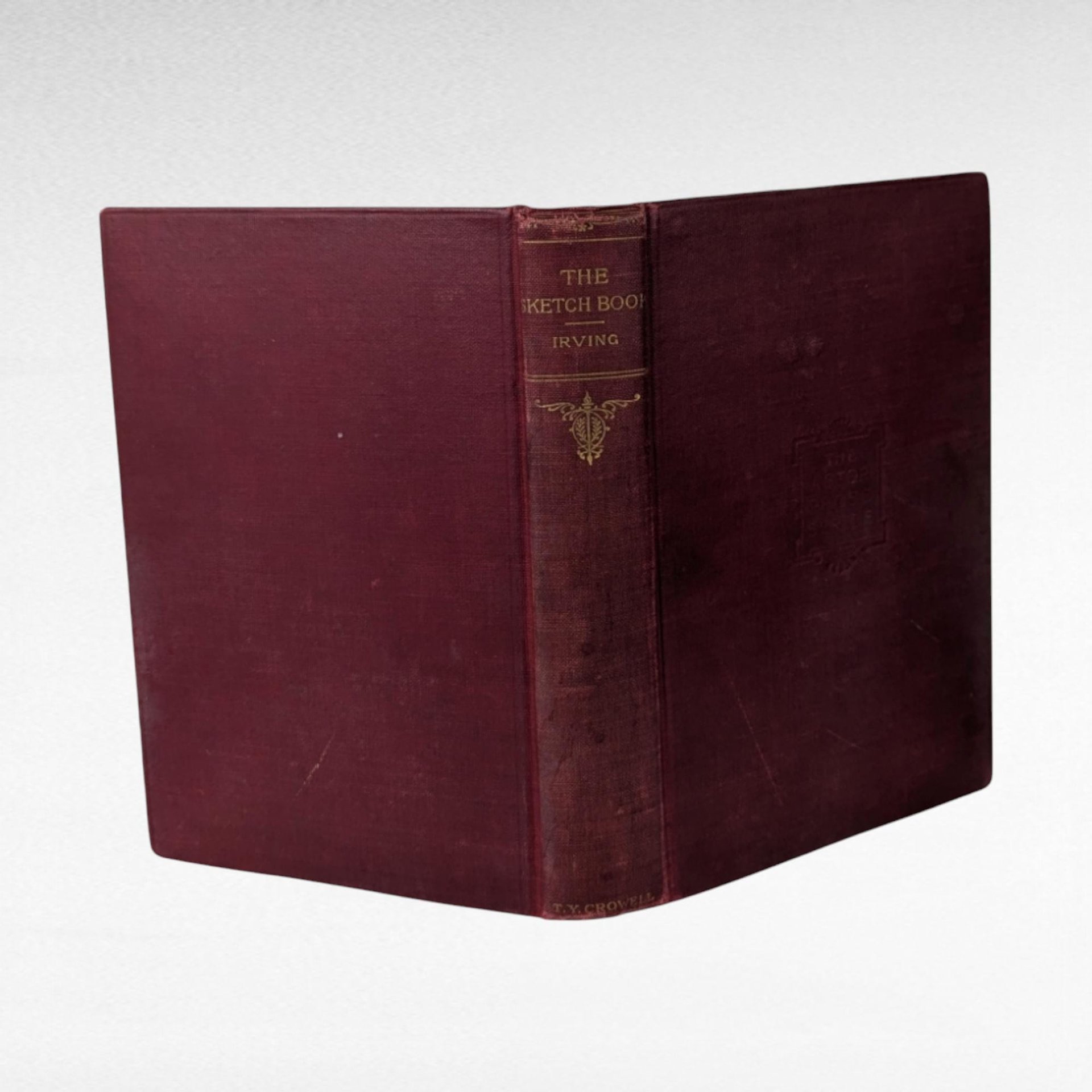 Washington Irving The Sketch Book of Geoffrey Crayon, Gent, Antique Book, Classic Literature,  Short Stories, Collectible Book