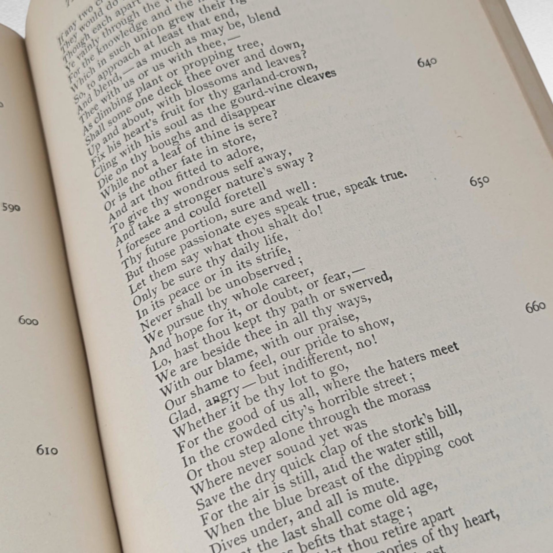 Antique Robert Browning's Selected Poems, Hardcover Book, Poetry Collection, Classic Literature, Collectible Book