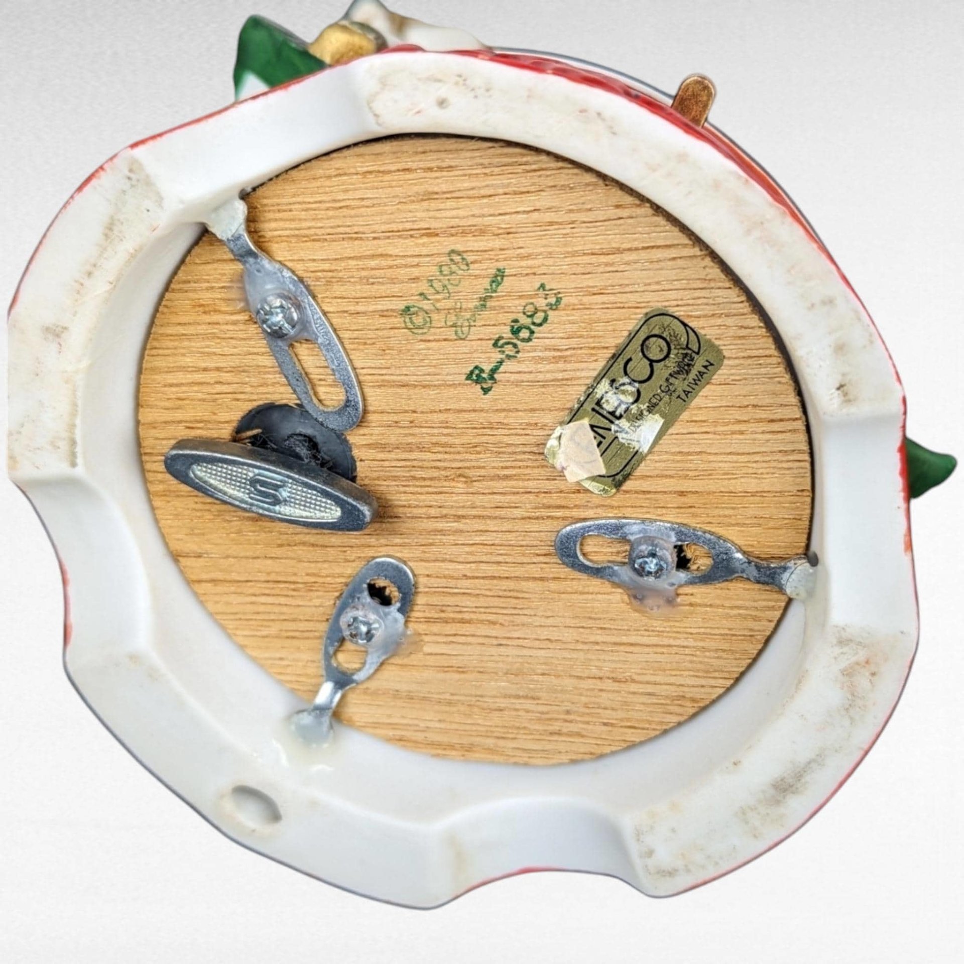 Vintage Enesco Rocking Horse Music Box | Plays "Joy to the World" | Christmas Decor | Collectible Music Box