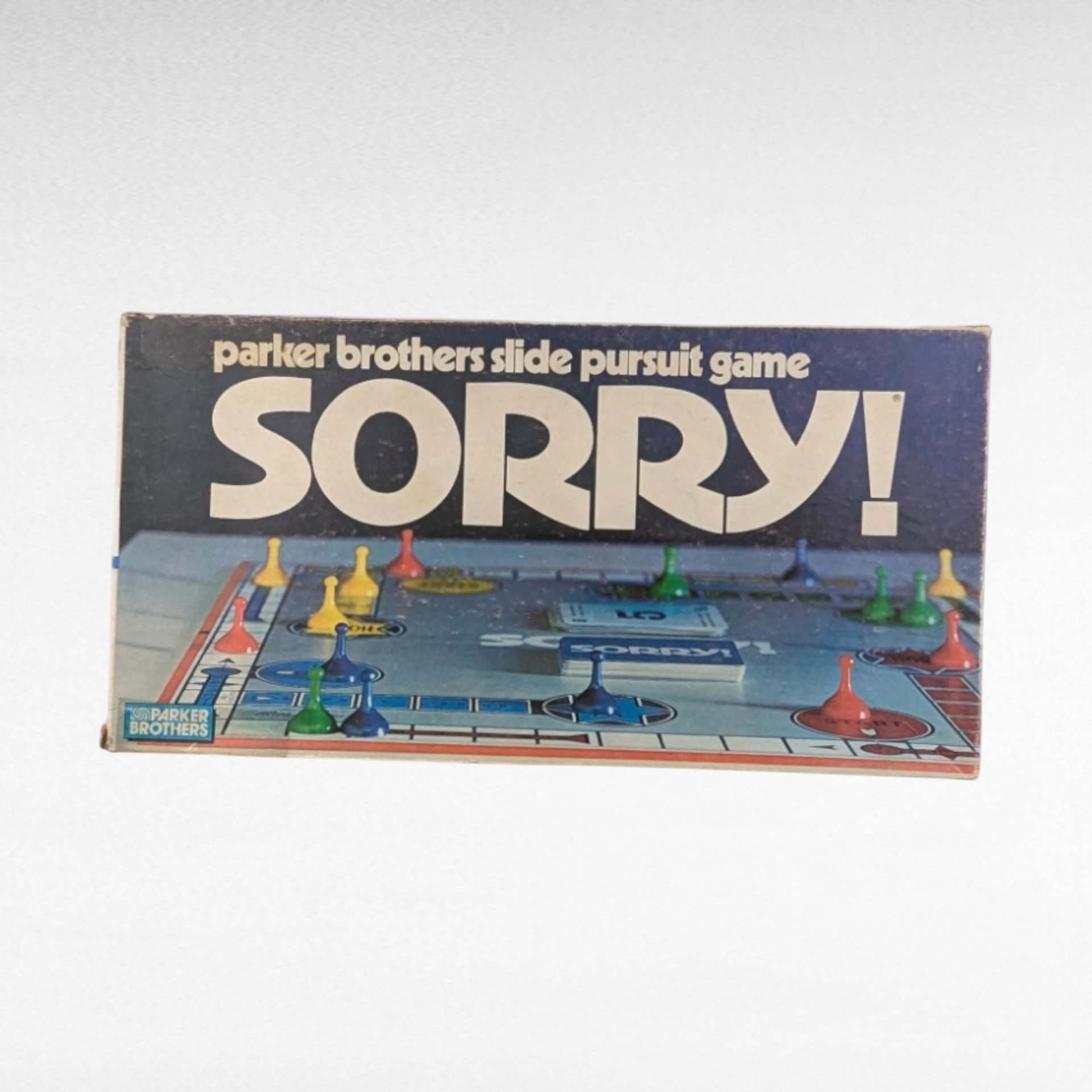 Vintage 1972 Sorry! Board Game | Missing 1 Blue Pawn | Parker Brothers | Slide Pursuit Game | Family Game Night | Retro Game