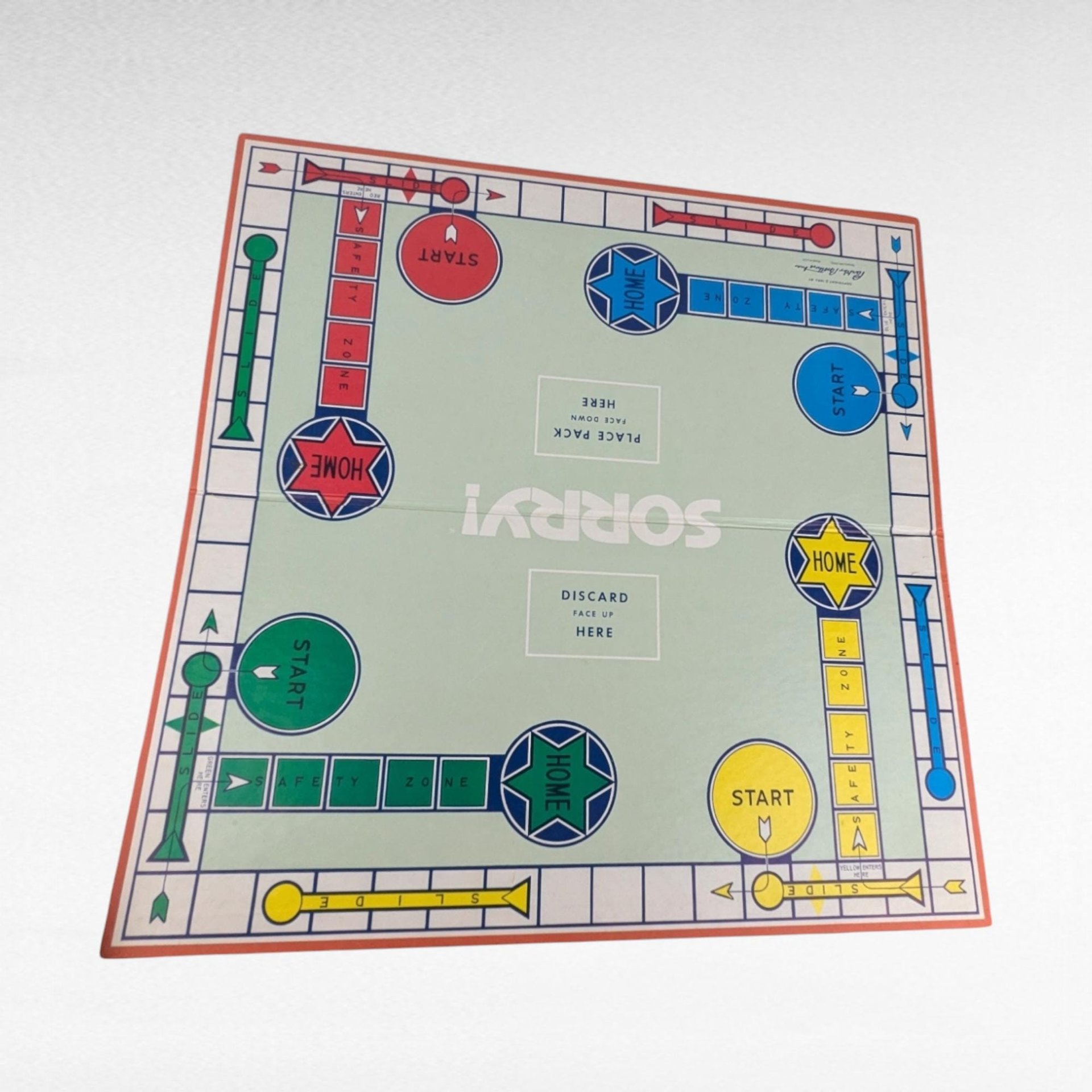 Vintage 1972 Sorry! Board Game | Missing 1 Blue Pawn | Parker Brothers | Slide Pursuit Game | Family Game Night | Retro Game