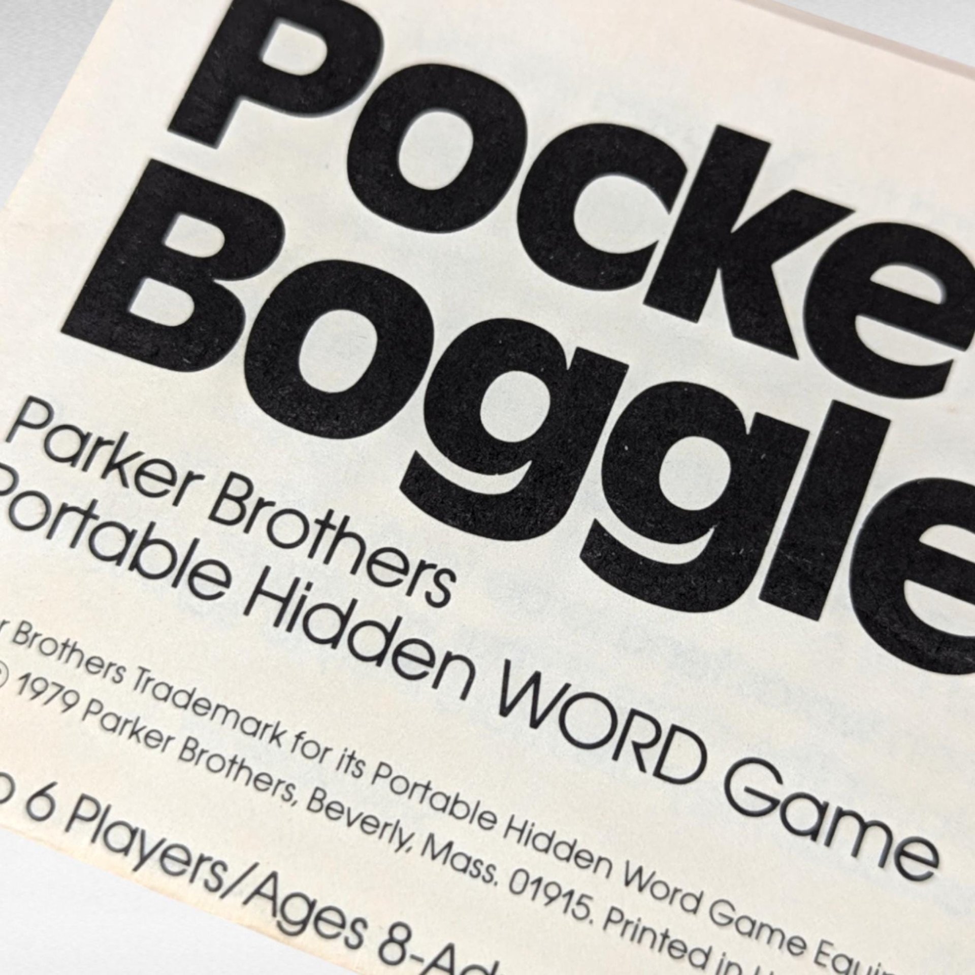 Vintage 1976 Parker Brothers Boggle Game with Bonus Travel Boggle - Classic Word Game - Family Game Night - Missing Timer