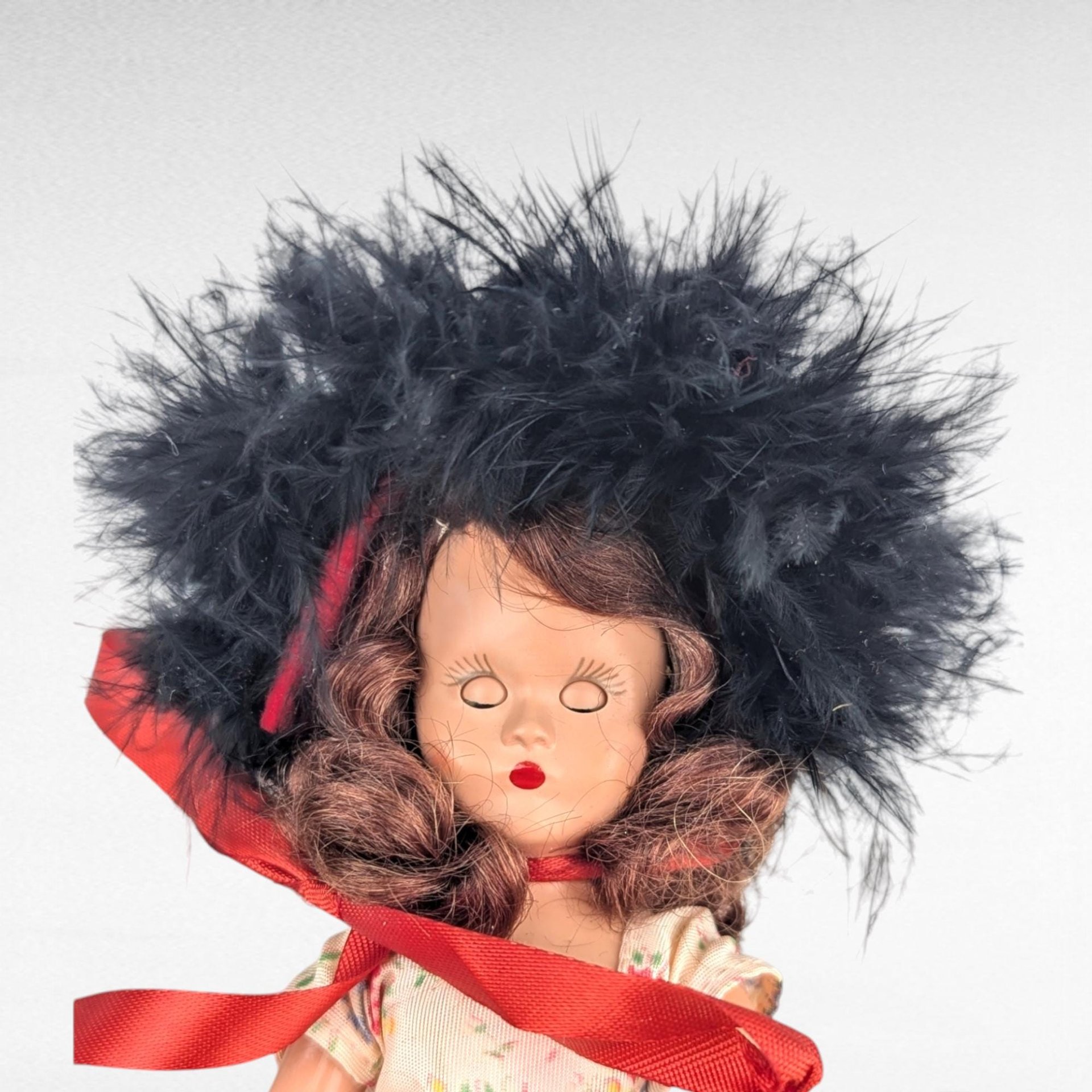 Vintage Nancy Ann Storybook Doll, October Maiden No. 196, 7.5" Bisque Doll, Collectible Doll, Gift for Doll Collectors
