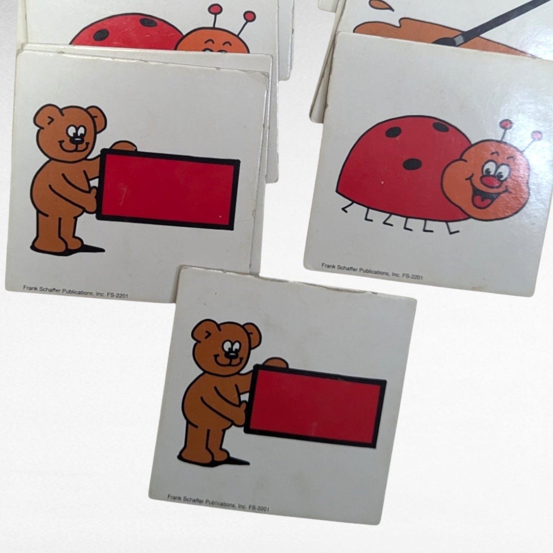 Vintage Memory Match Game | Frank Schaffer Publications | Colors & Shapes | Educational Toy | 1980s Kids Game | Complete Set