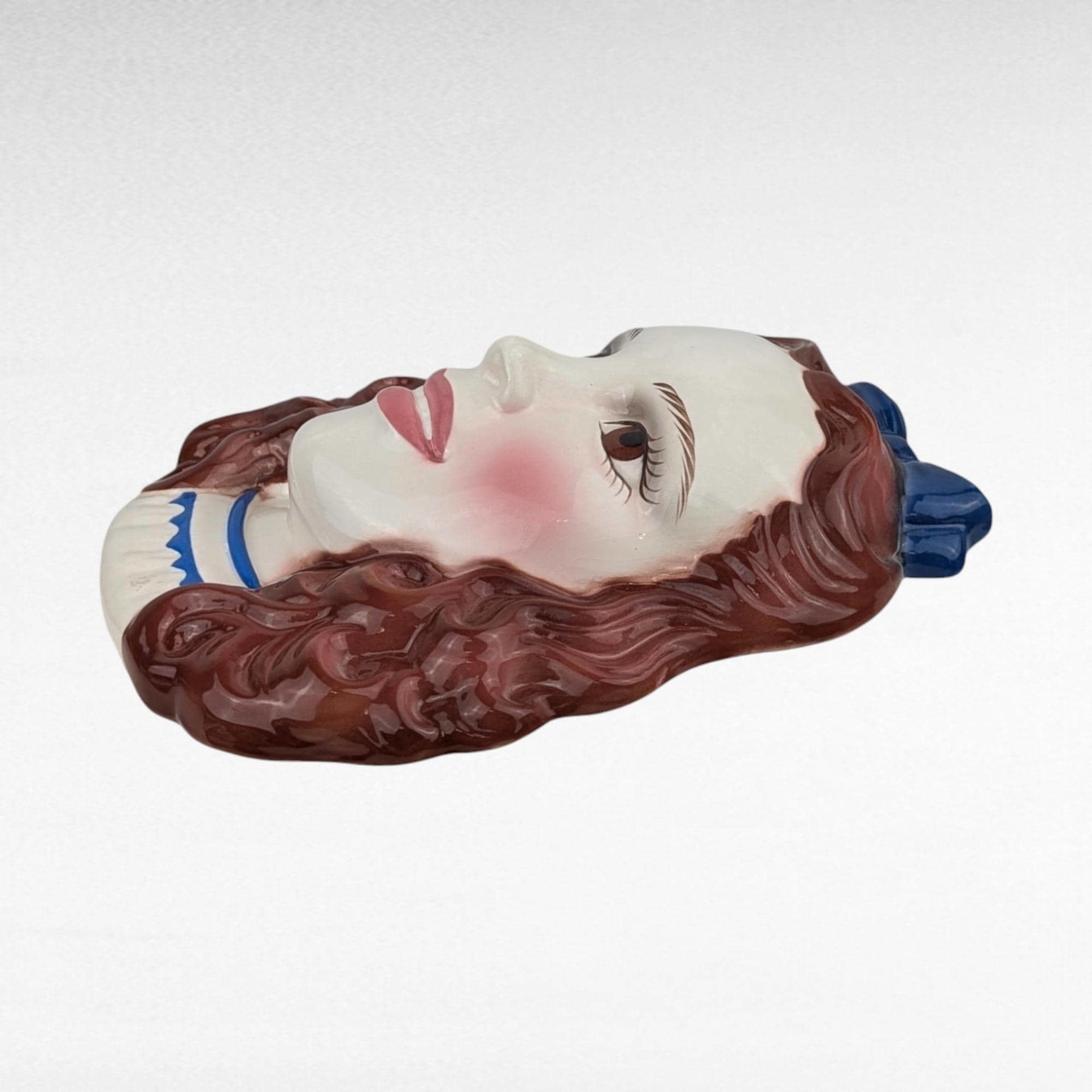 1995 Clay Art Wizard of Oz Dorothy Wall Mask | Turner Entertainment | Vintage Home Decor | Movie Memorabilia