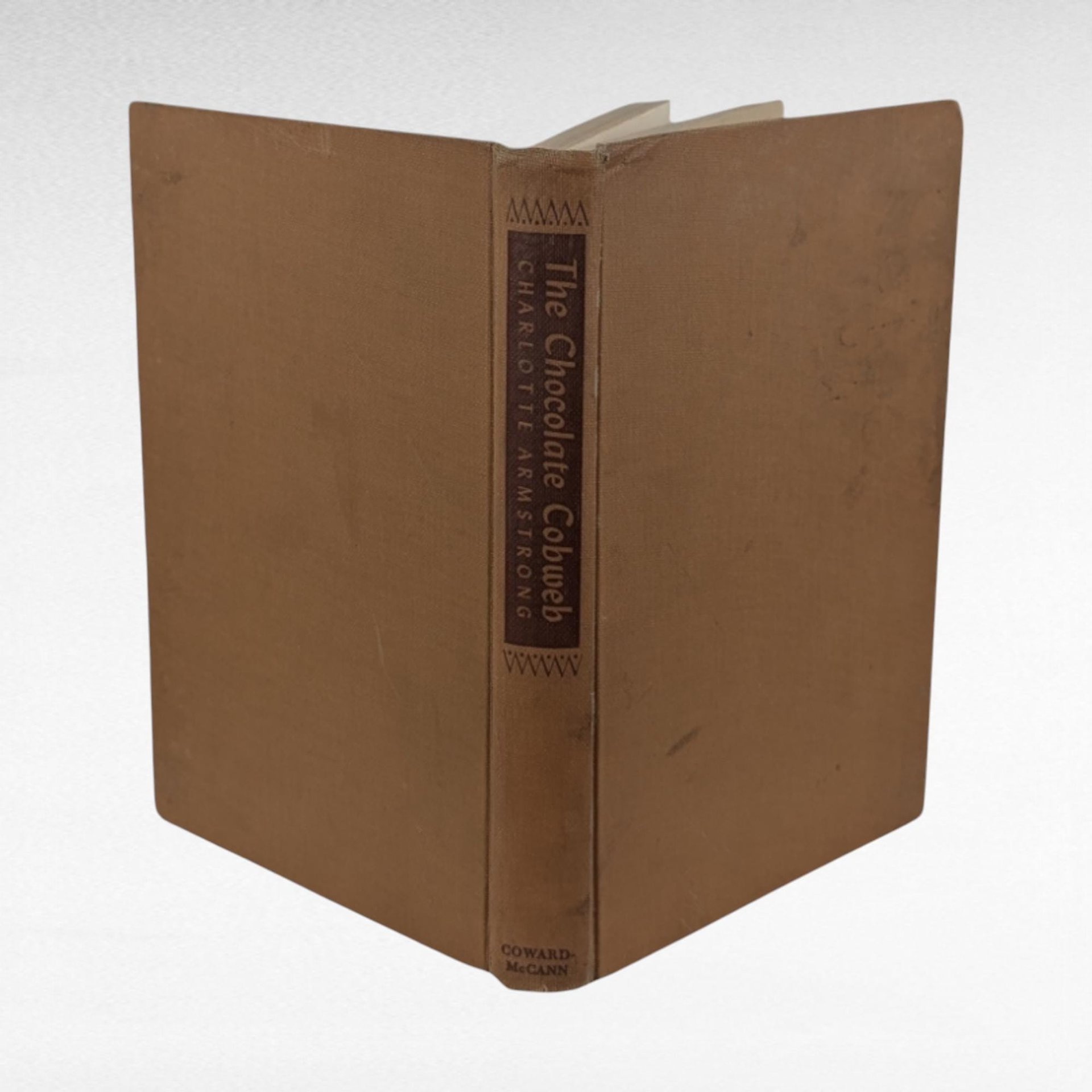 1948 The Chocolate Cobweb by Charlotte Armstrong - Hardcover Book - Vintage Mystery Novel - Collectible Book - Crime Fiction