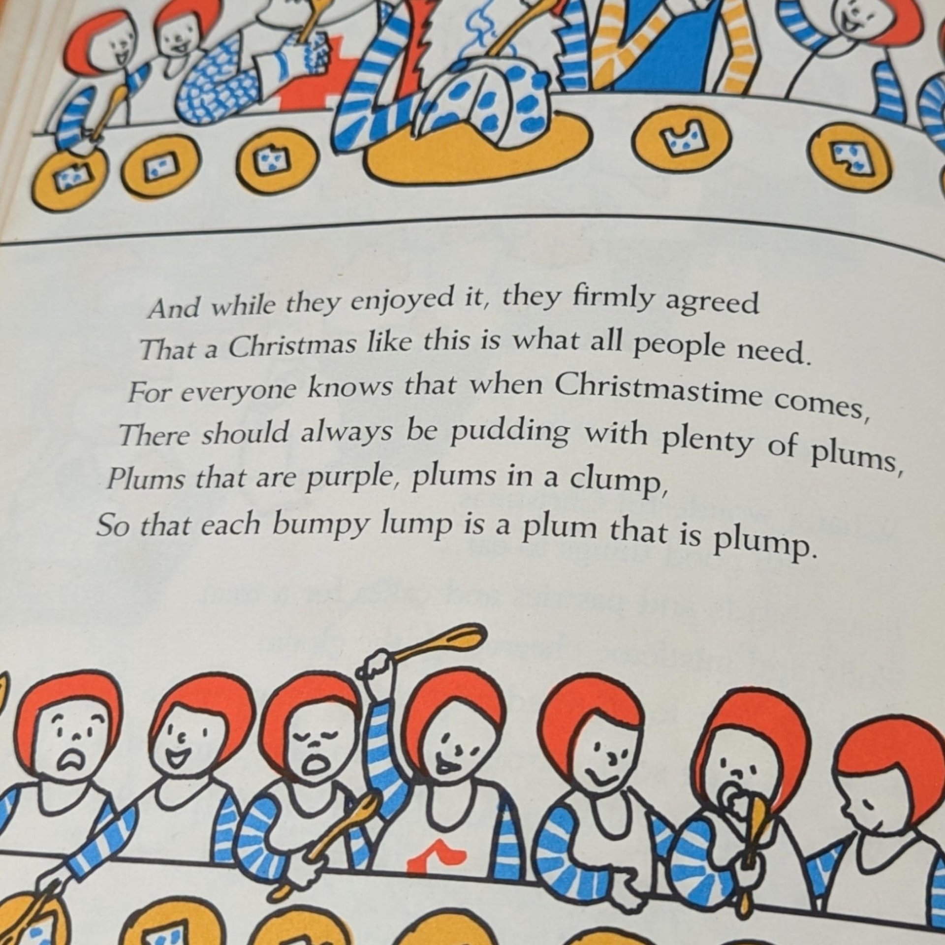 1956 Vintage Plum Pudding for Christmas by Virginia Kahl | Hardcover Children's Book | Illustrated Christmas Story