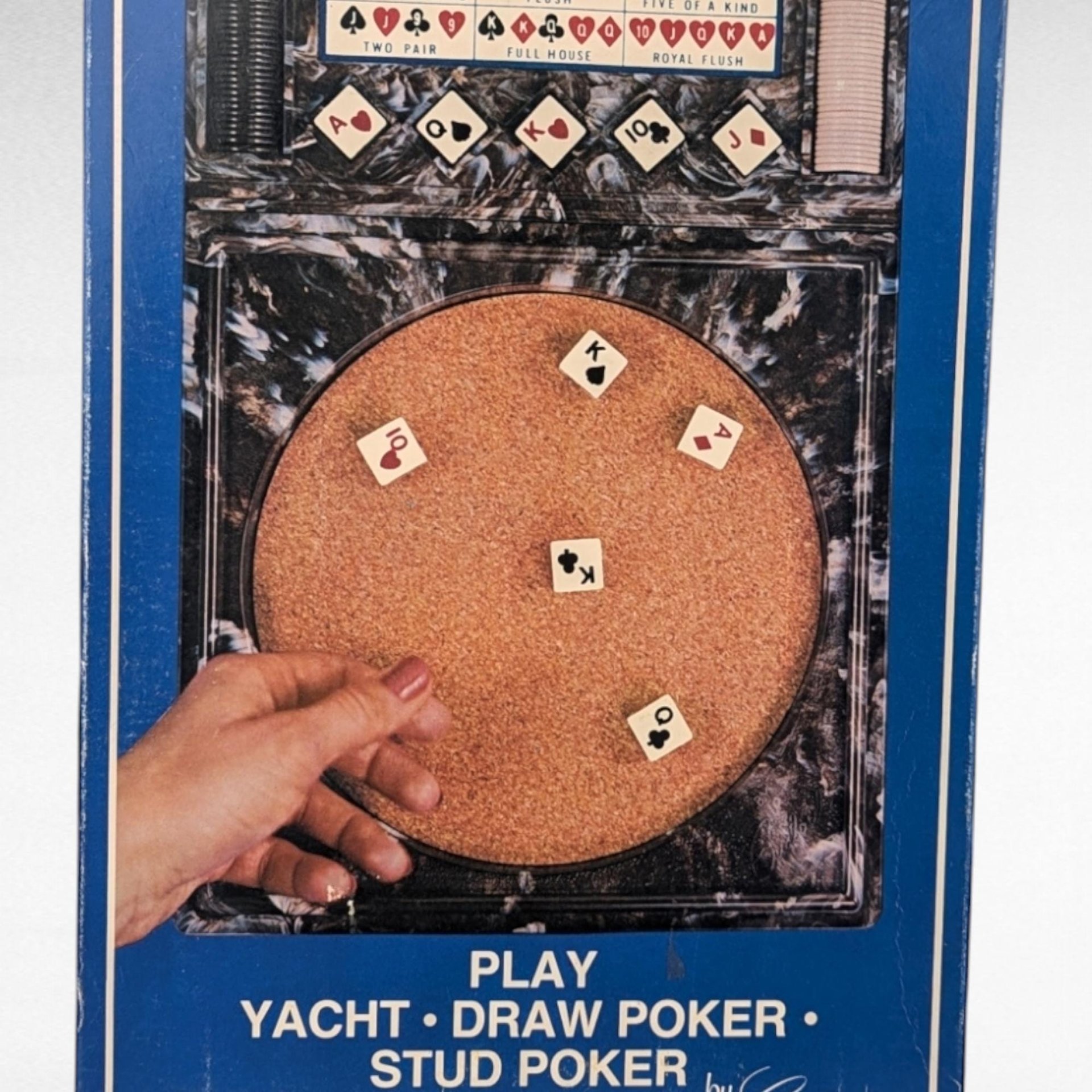 Vintage 1980 Royal Flush Game by Crisloid | Complete Poker Game | Yacht, Draw Poker, Stud Poker | Retro Game