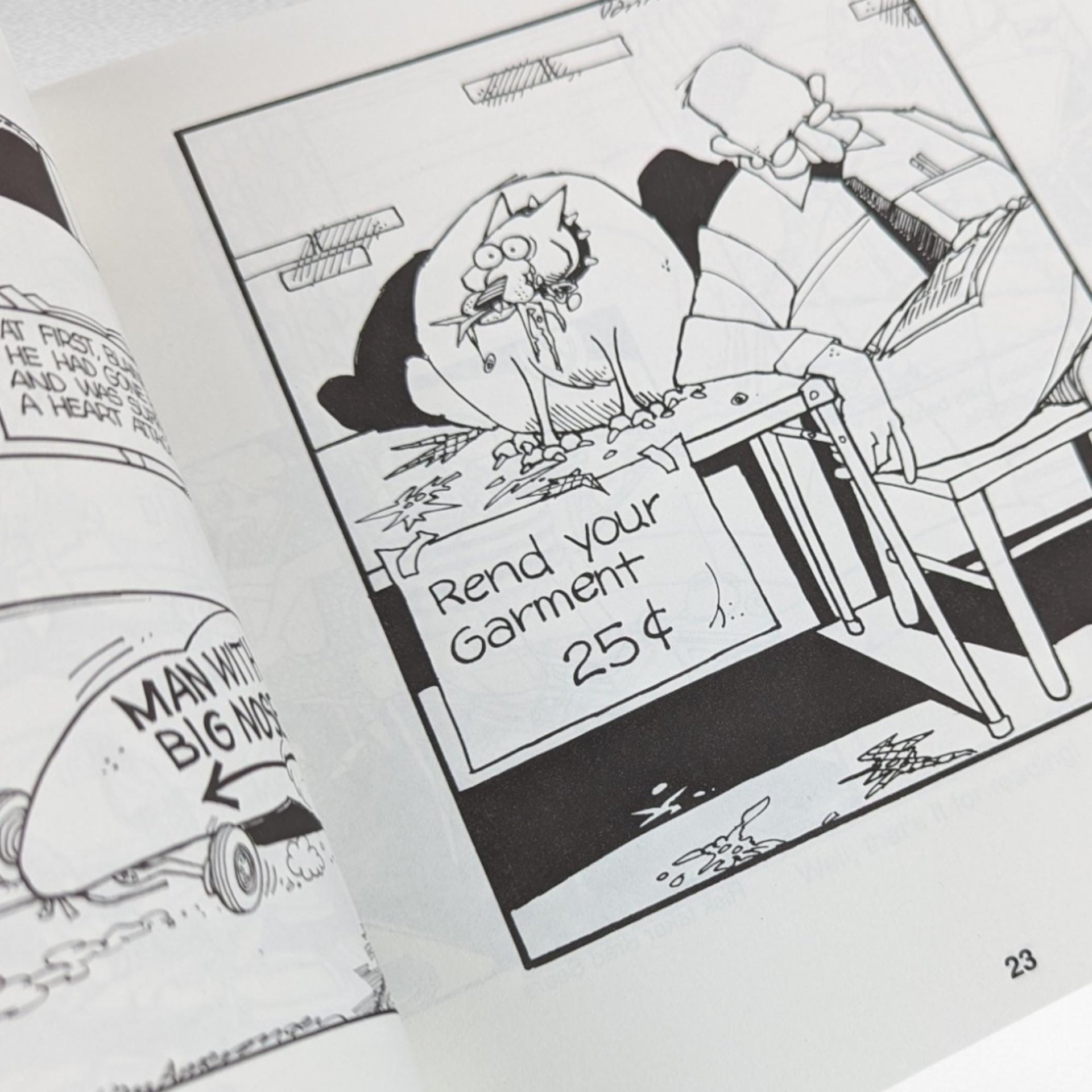 Signed Ballard Street Book 1998, Jerry Van Amerongen Cartoon Book, Humorous Gift, Vintage Comic Book