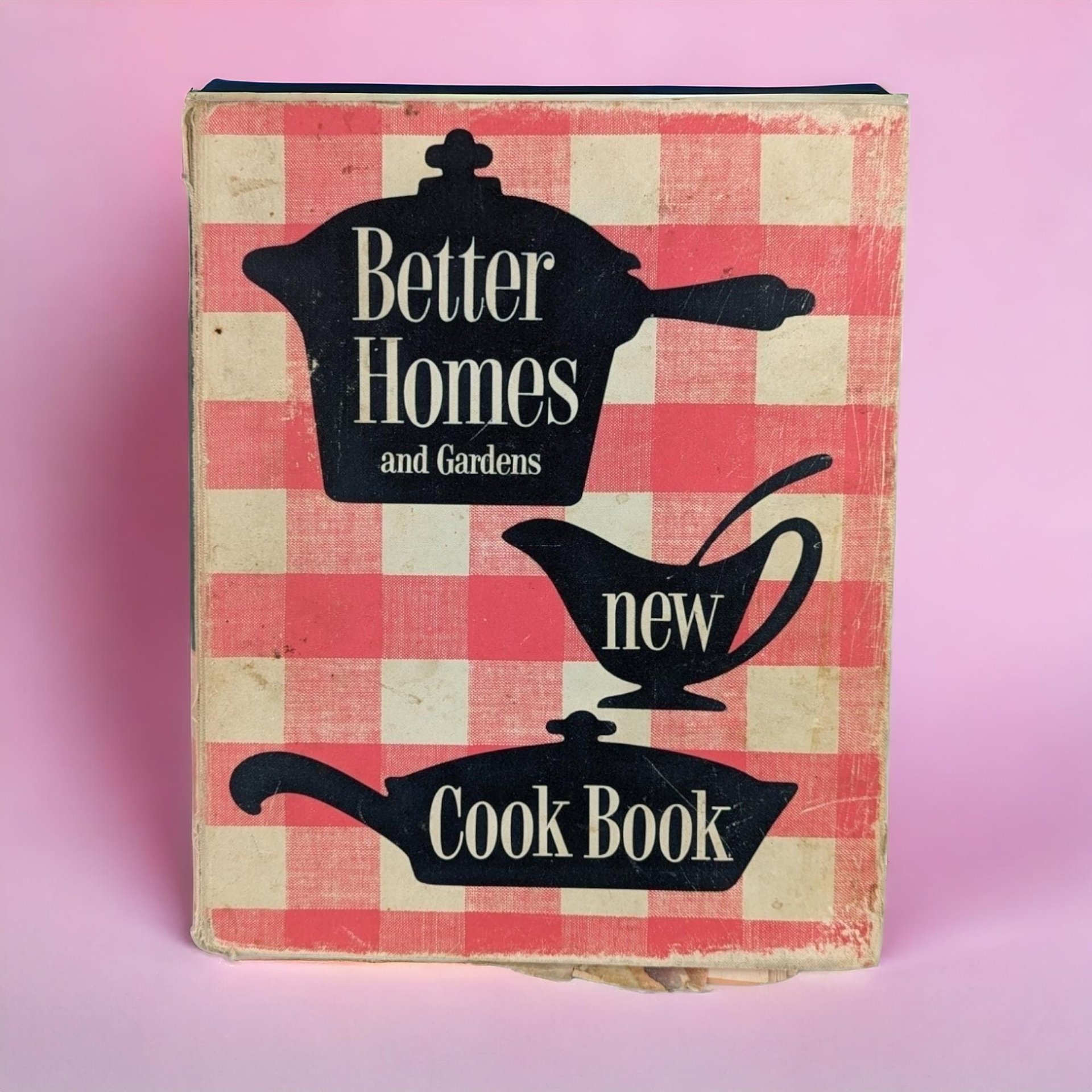 Vintage 1953 Better Homes and Gardens New Cookbook -  Binder Style Cookbook - Retro Recipes - Mid-Century Kitchen