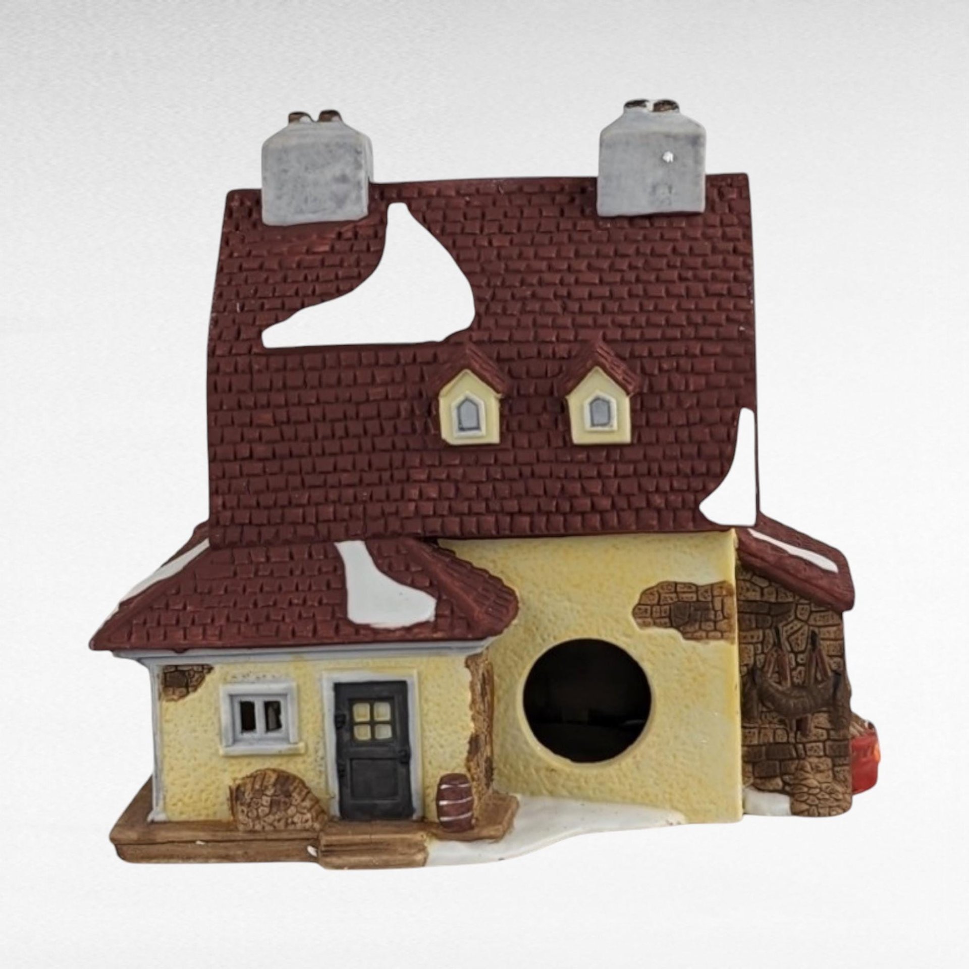 Vintage Dept 56 Van Tassel Manor - Sleepy Hollow - New England Village #5954-4 - Lighted Porcelain House