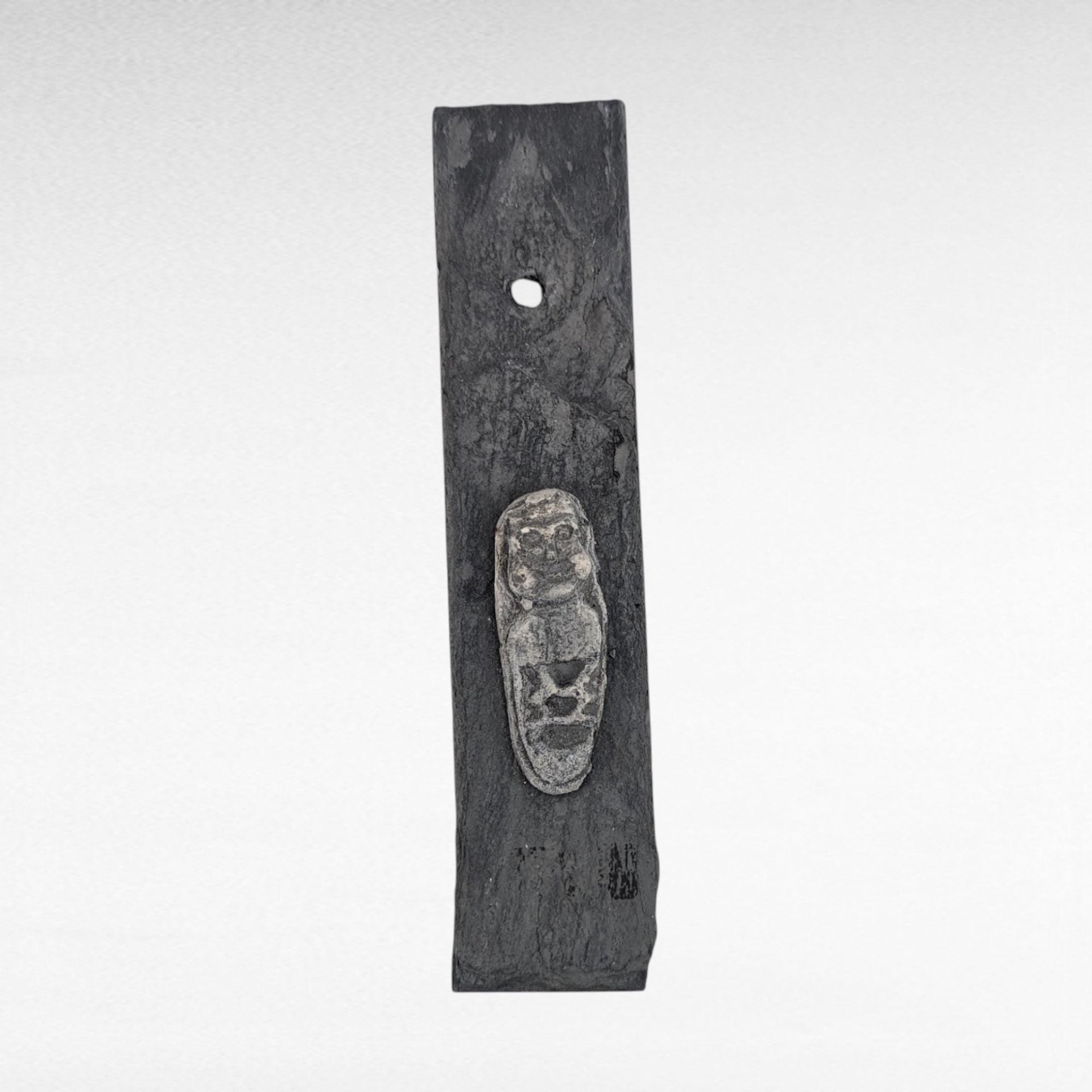 Charraig Alainn Warning for Monks Stone Wall Plaque Pair | Pagan Fertility Symbol | Celtic Monastic Art | 8 Inches Tall