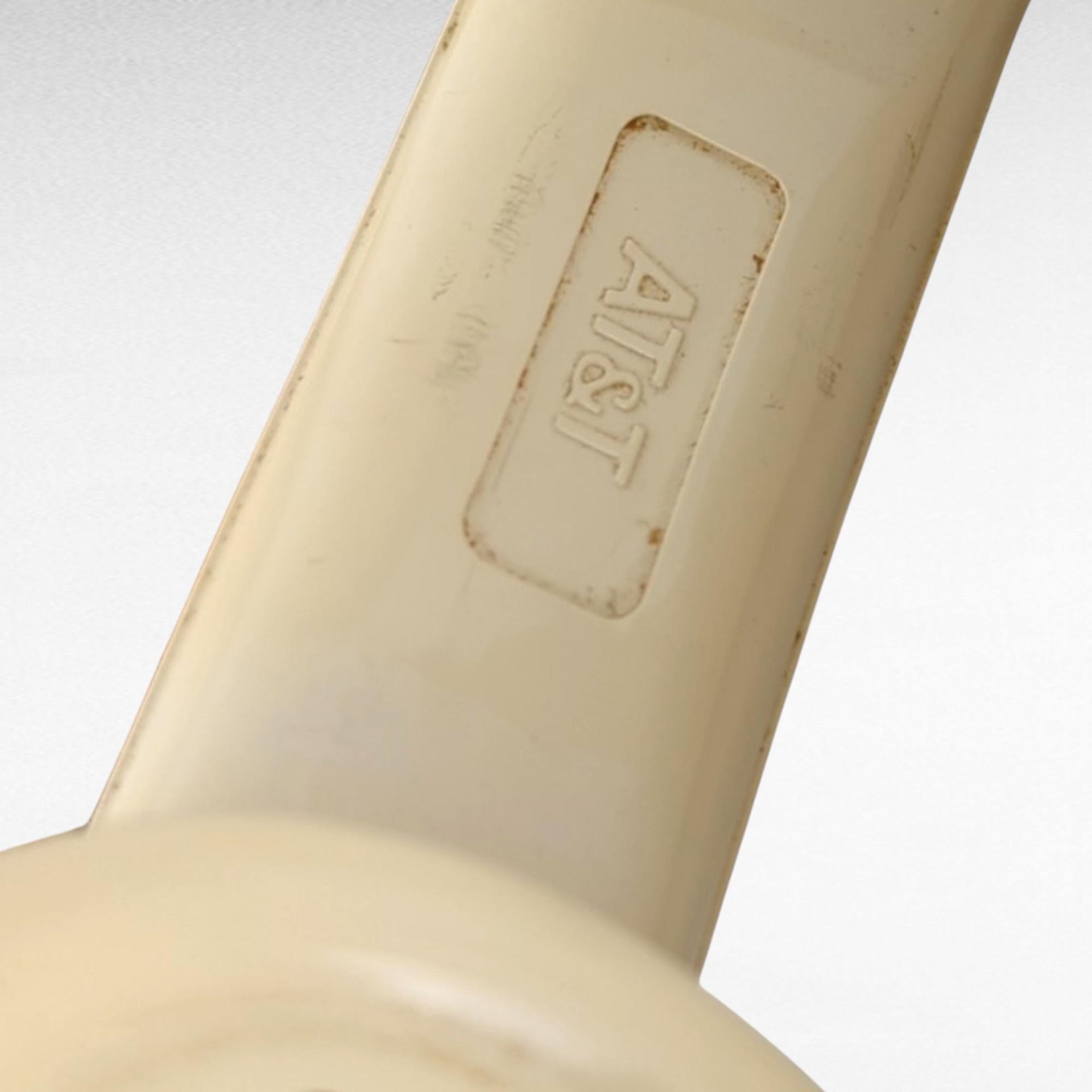 Vintage AT&T Push Button Telephone - Beige Landline Phone - 1990s Phone - Retro Home Decor - Crack on Side - Untested