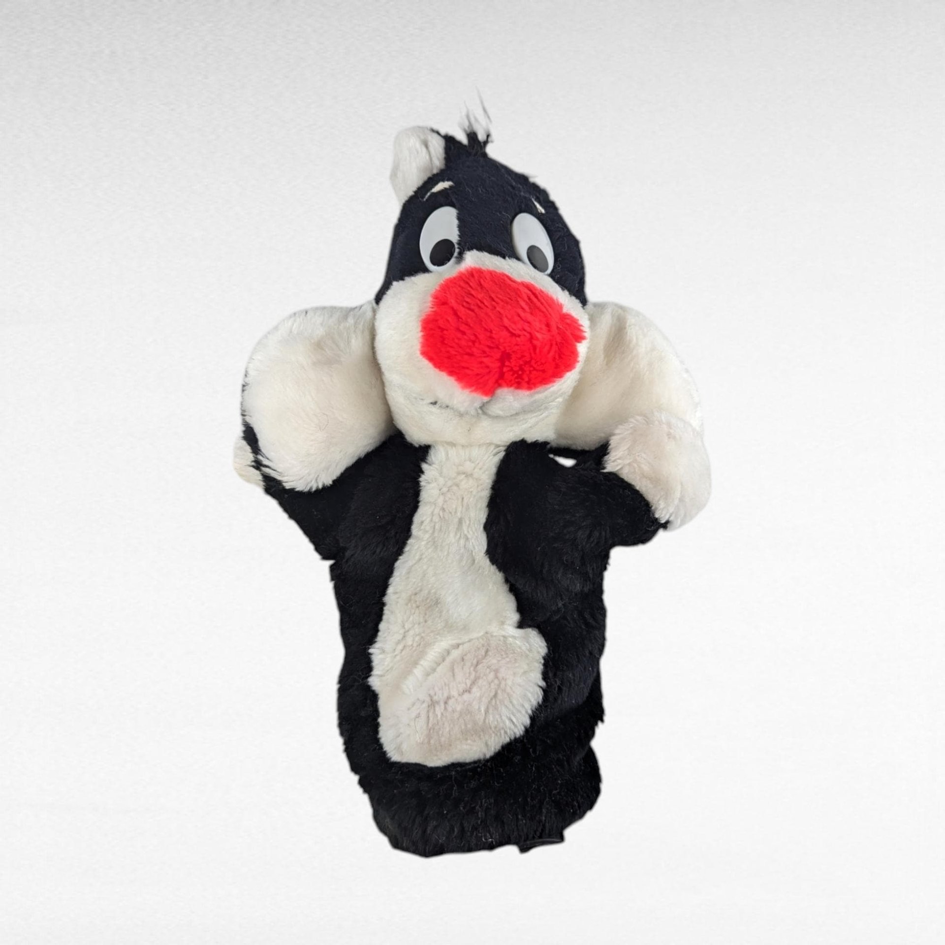 Vintage 1971 Warner Bros. Tweety and Sylvester Hand Puppets, Looney Tunes, Cartoon Puppets, Collectible Toys