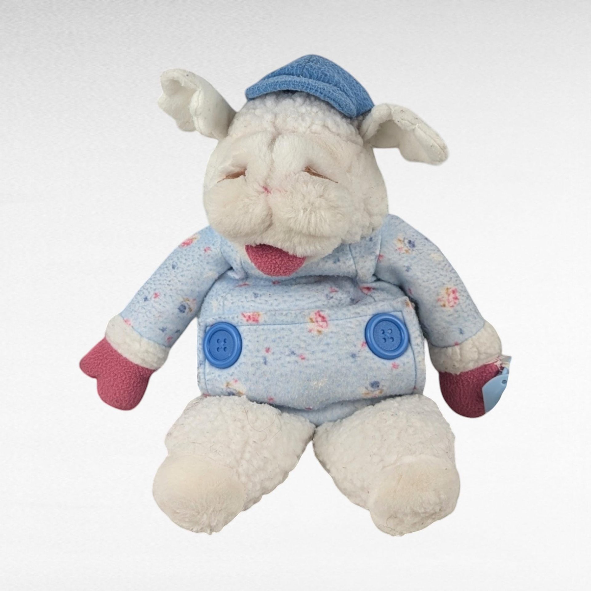 Vintage Commonwealth Baby Lamb Chop Hand Puppet, Shari Lewis, Plush Toy, Kids Toy, Collectible Puppet
