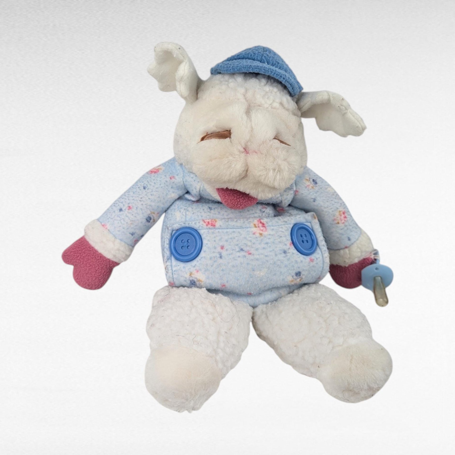 Vintage Commonwealth Baby Lamb Chop Hand Puppet, Shari Lewis, Plush Toy, Kids Toy, Collectible Puppet