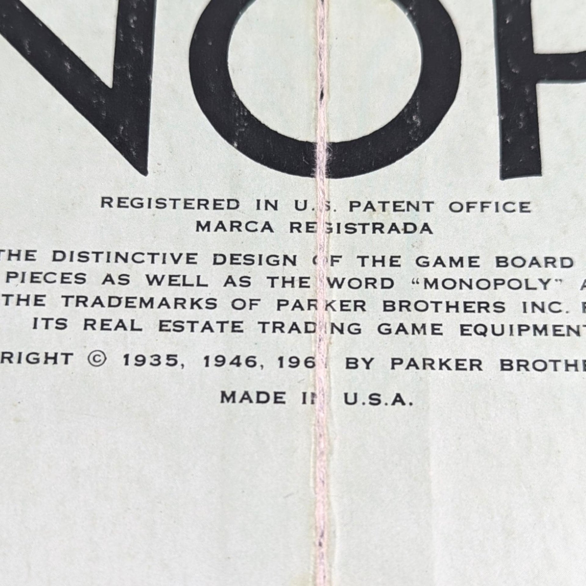Vintage 1961 Parker Brothers Monopoly Board Game | Complete with All Pieces and Instructions | Collectible Real Estate Trading Game
