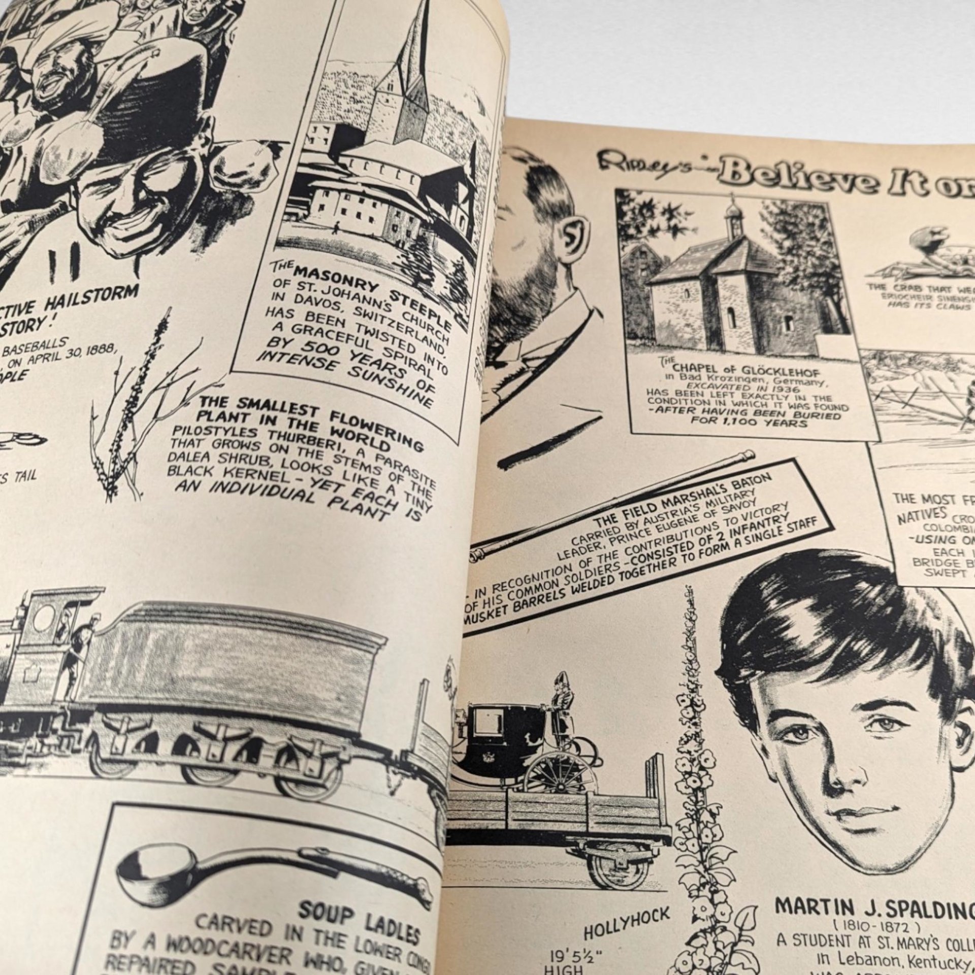 Vintage 1976 Ripley's Believe It Or Not! Giant Softcover Book | Illustrated | Oddities & Wonders | Lowell Thomas Introduction