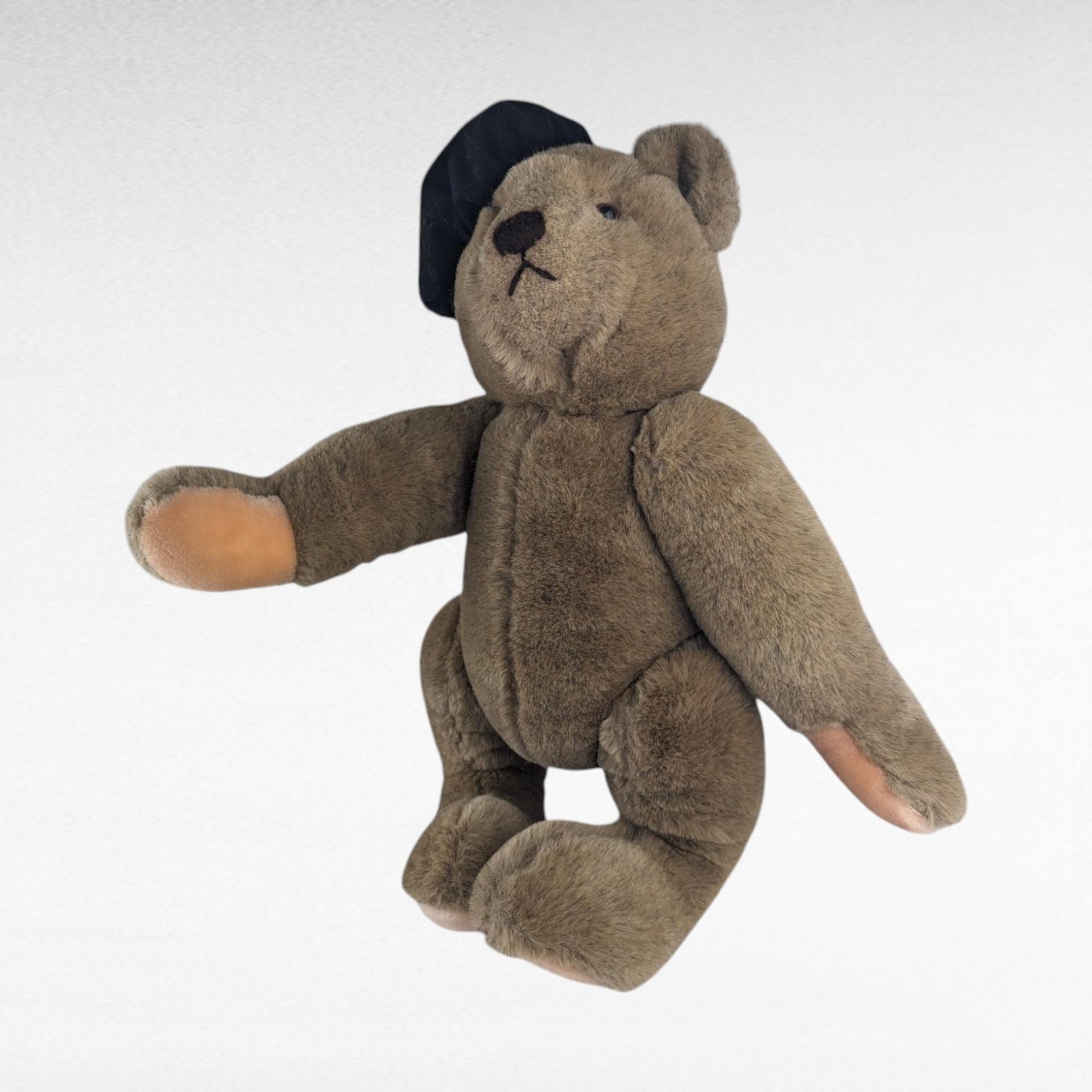 Vintage 1982 Gund Bialosky Teddy Bear, Jointed Teddy Bear, Plush Bear, Collectible Teddy Bear, Gift for Collector