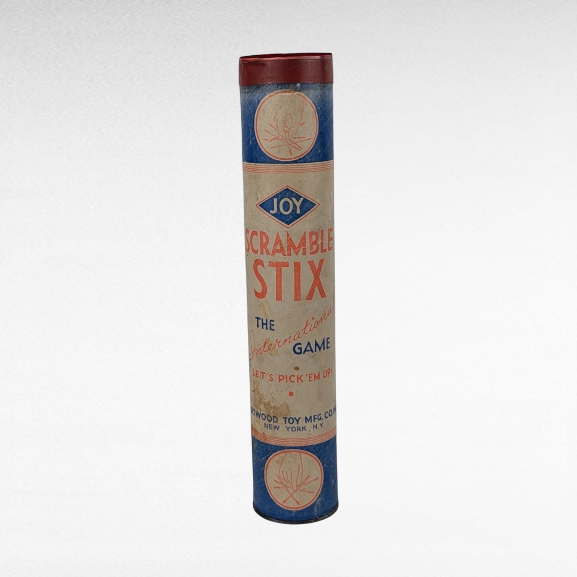 Vintage Joy Scramble Stix Pick Up Sticks Game, Retro Wooden Sticks Game, Classic Family Game, Kids Game, Party Game, Collectible Toy