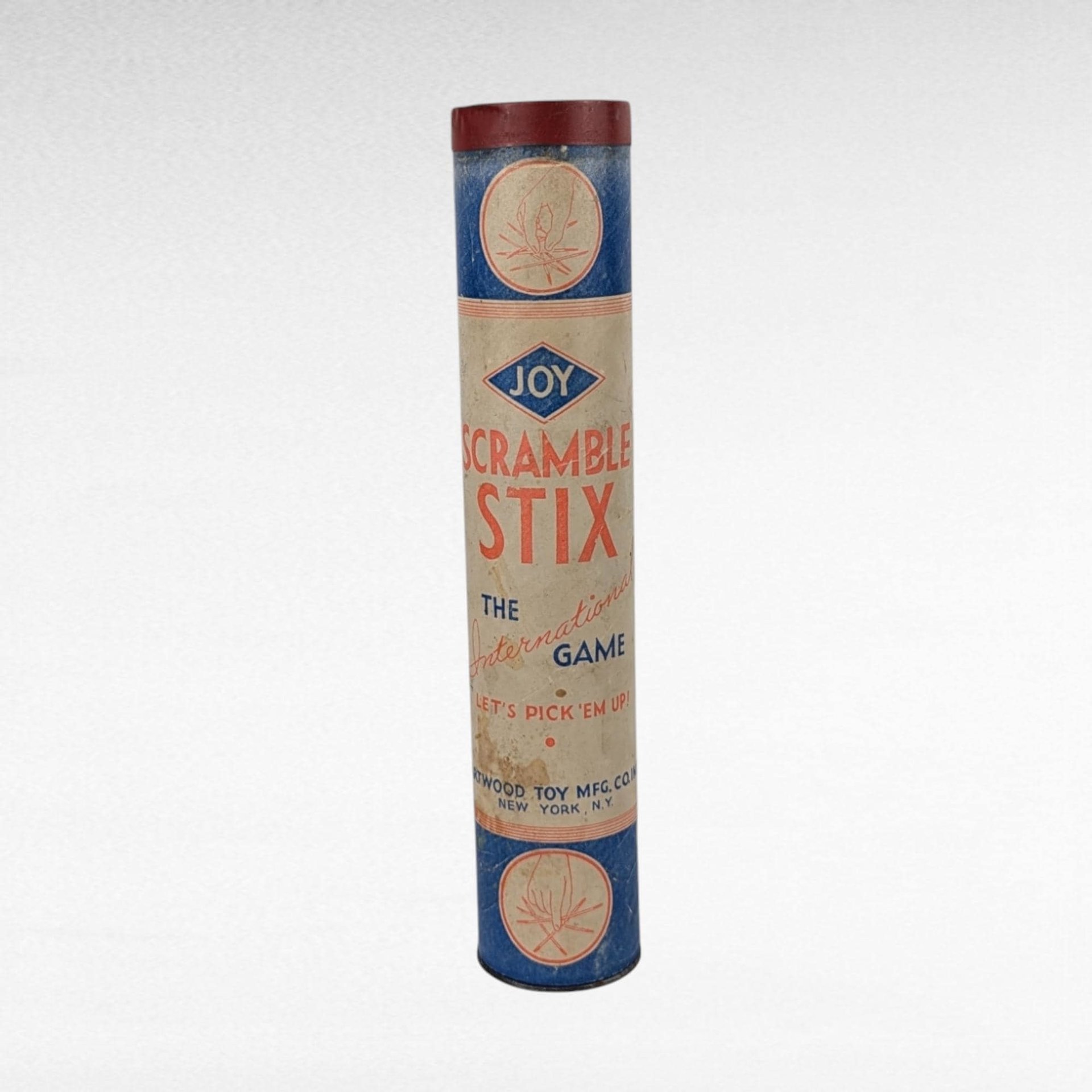 Vintage Joy Scramble Stix Pick Up Sticks Game, Retro Wooden Sticks Game, Classic Family Game, Kids Game, Party Game, Collectible Toy