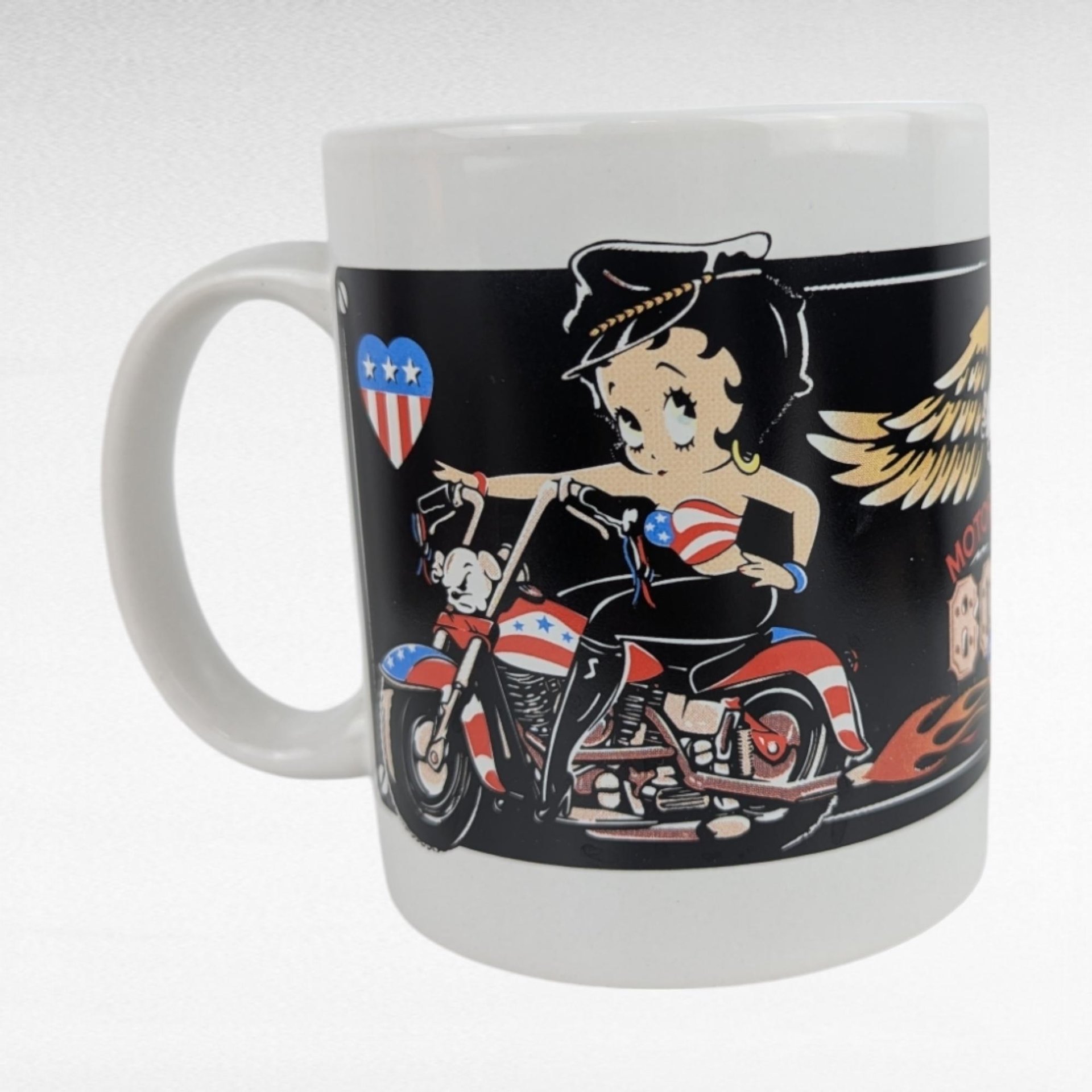 Vintage Betty Boop Lot - Motorcycle Mug, Nurse Plush, Angel Doll, Birthday Betty - Collectible
