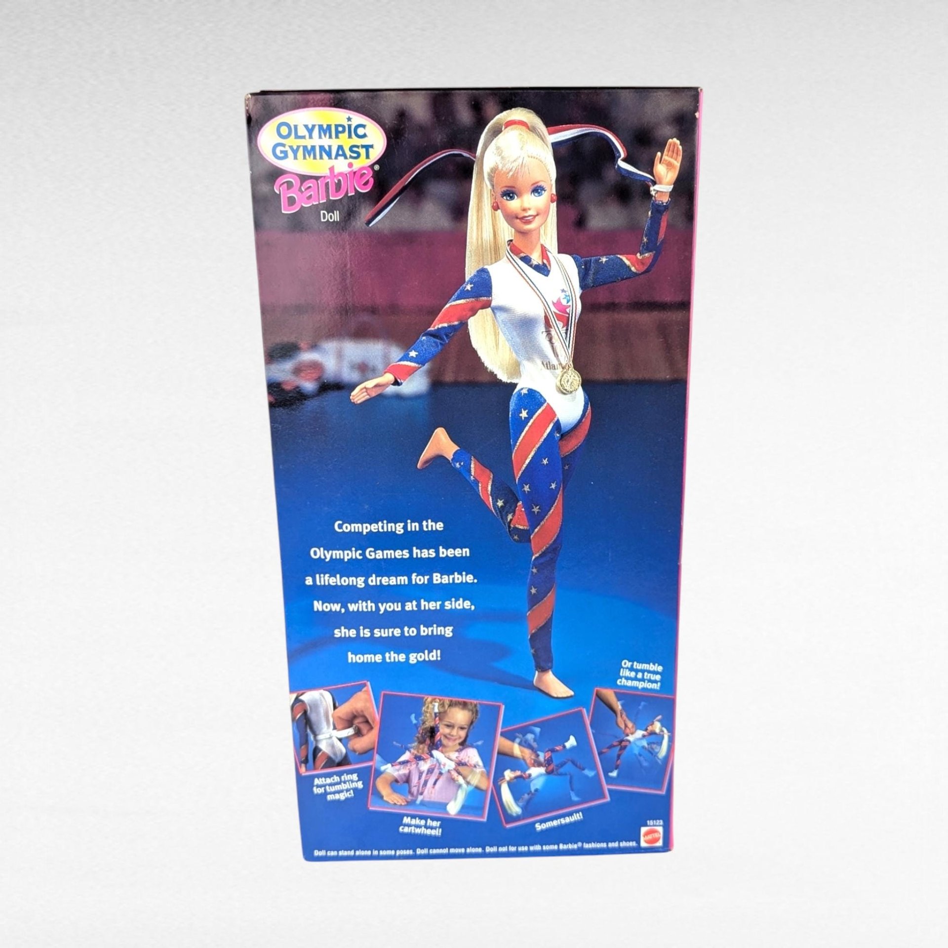 1995 Olympic Gymnast Barbie Doll, Vintage Barbie, Collectible Barbie, Olympic Barbie, Gift for Barbie Collector